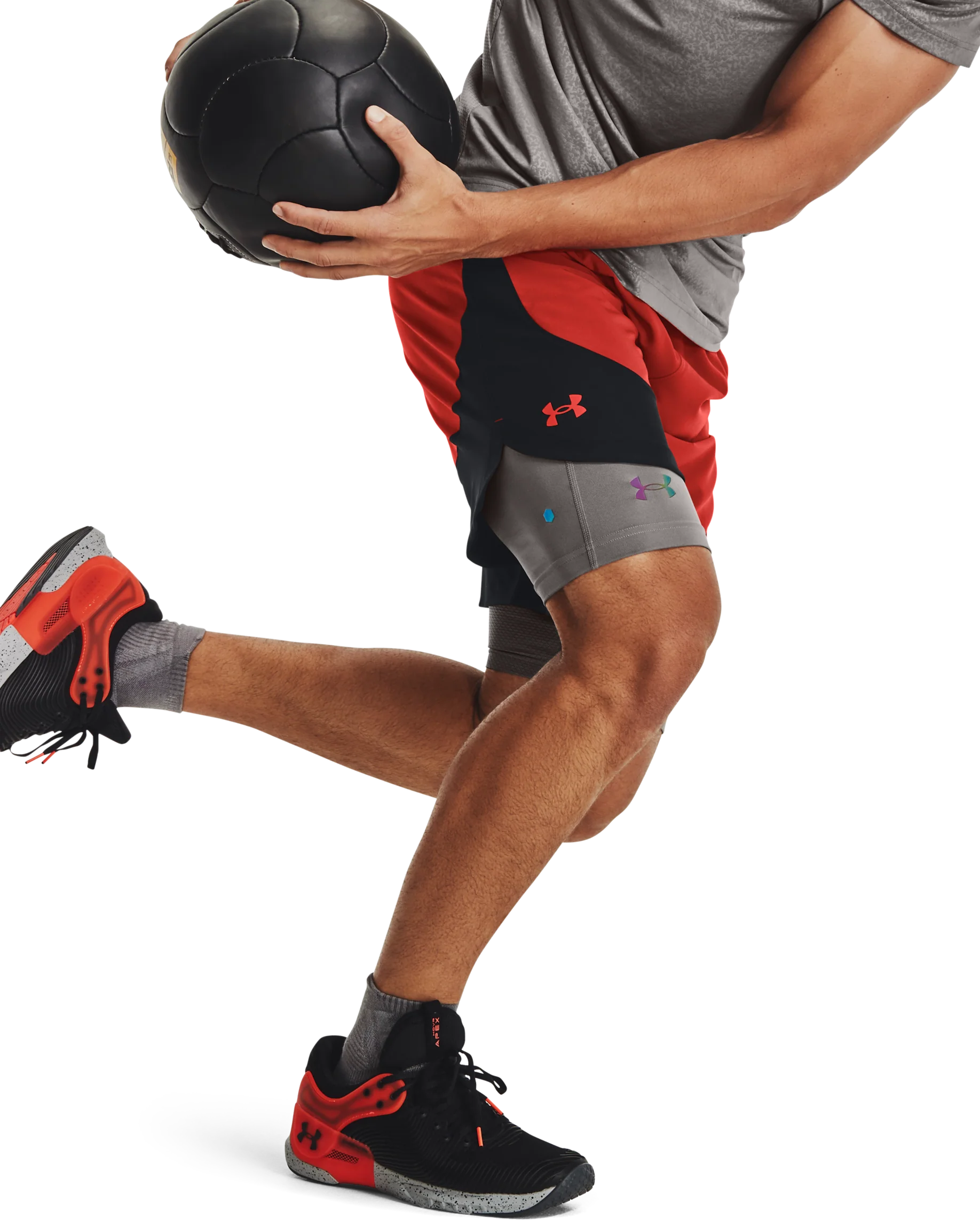 Men's UA RUSH™ HeatGear® 2.0 Long Shorts - Image 6