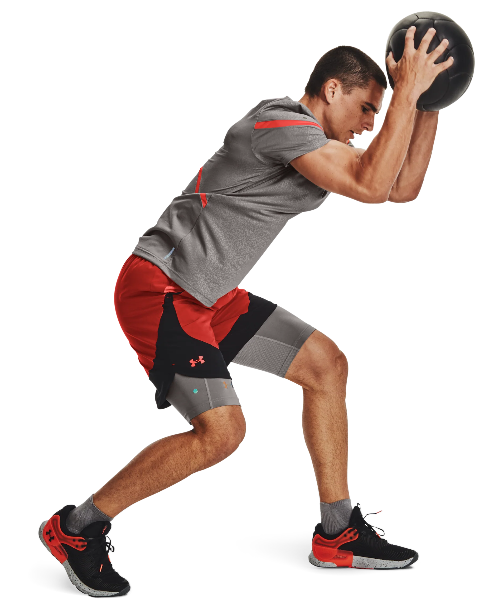 Men's UA RUSH™ HeatGear® 2.0 Long Shorts - Image 7