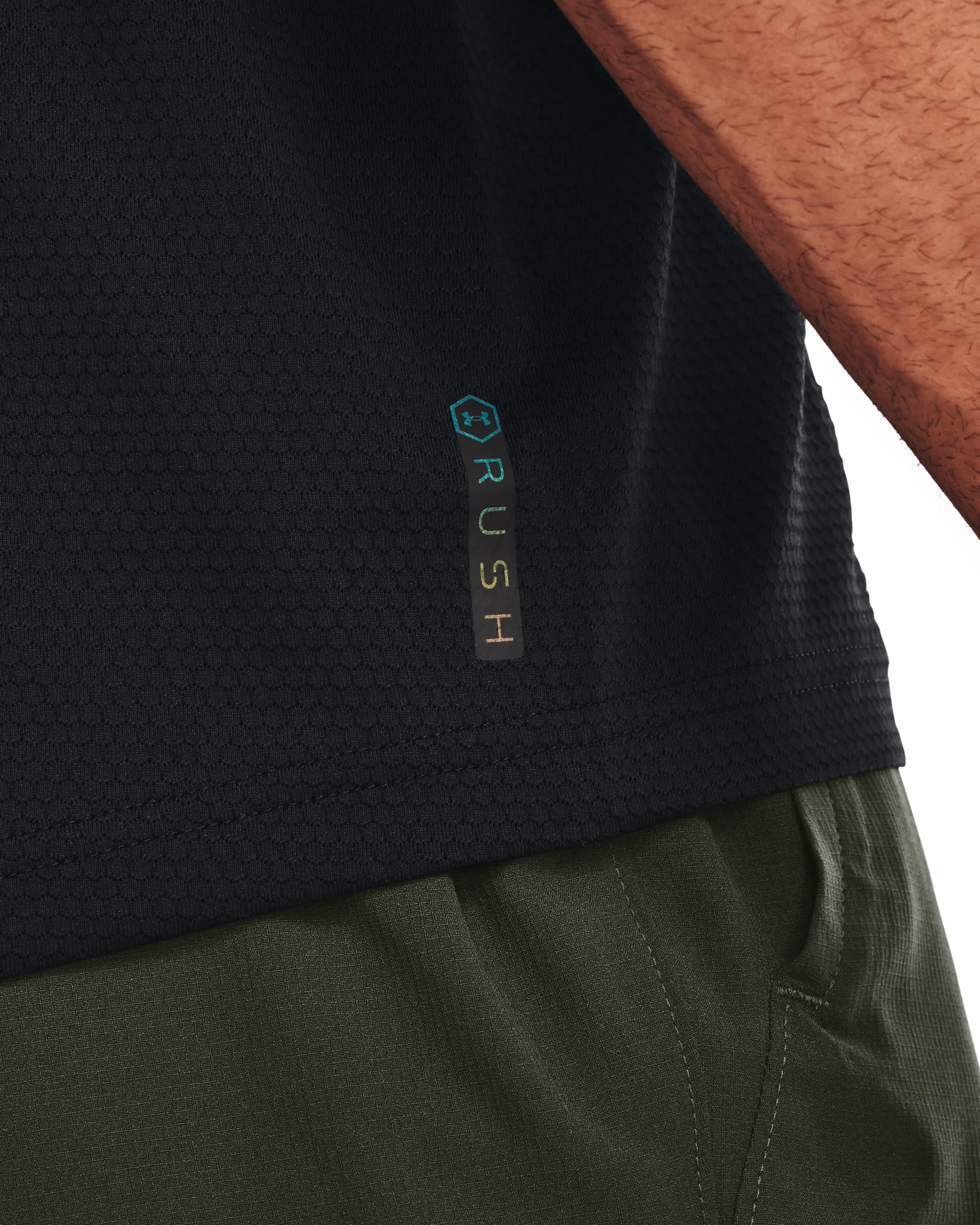 Men's UA RUSH™ HeatGear® 2.0 Short Sleeve - Image 7