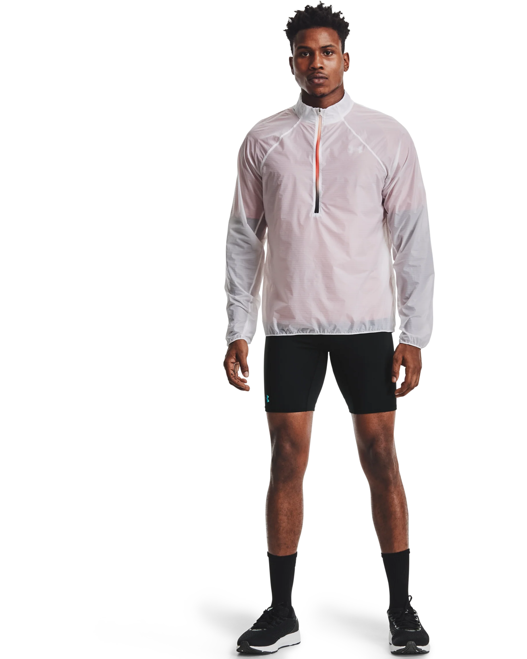 Men's UA RUSH™ Run ½ Tights - Image 3