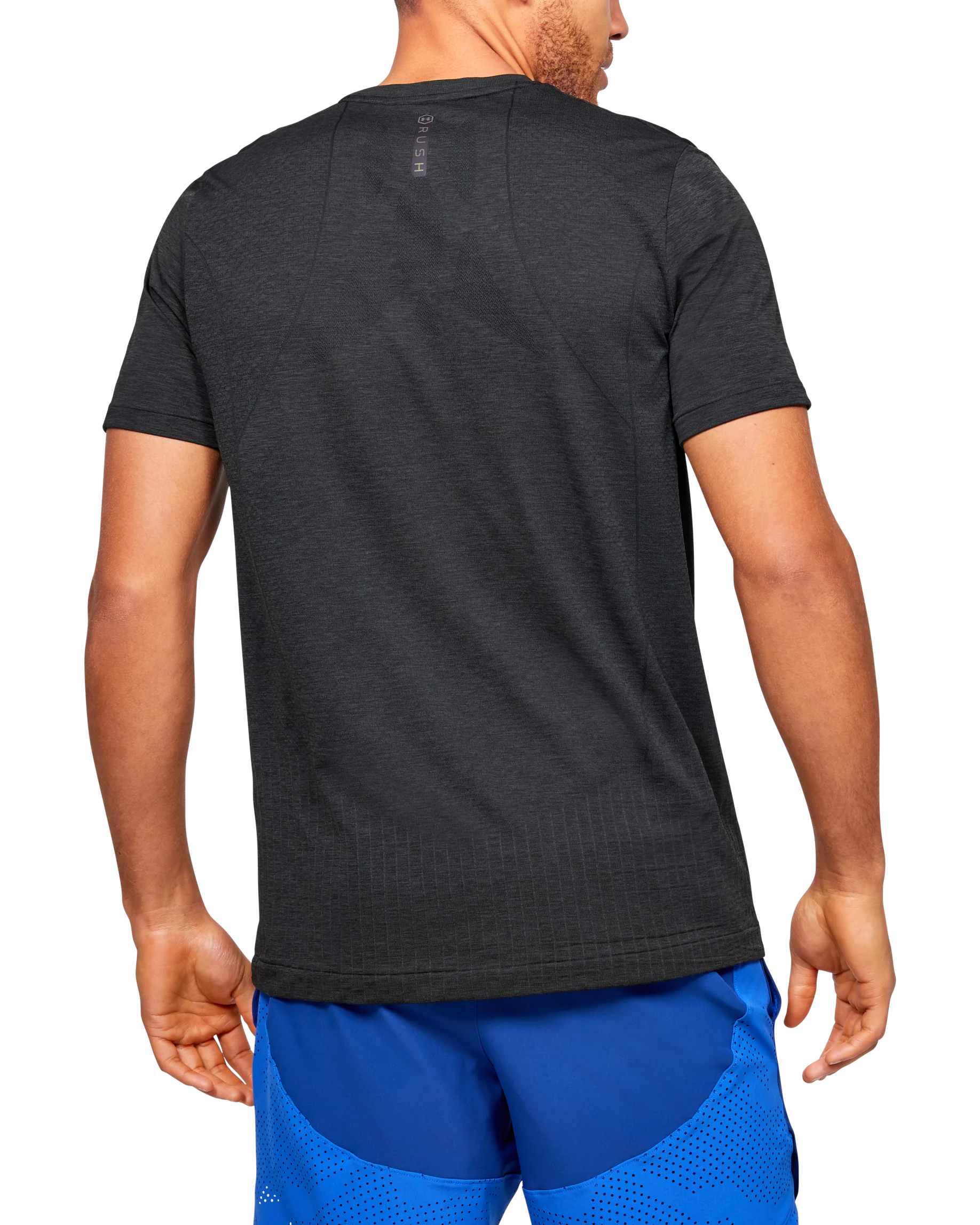 Men's UA RUSH™ Seamless Fitted Short Sleeve - Image 2