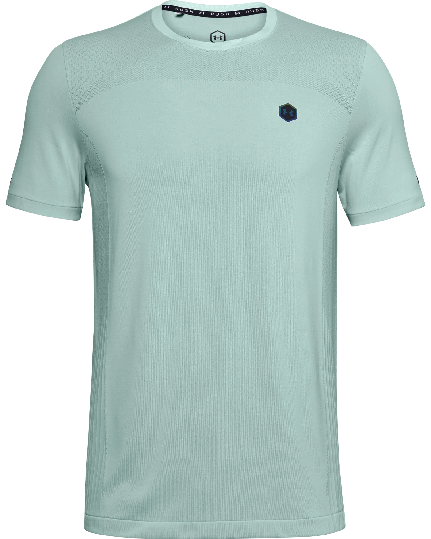 Men's UA RUSH™ Seamless Fitted Short Sleeve - Image 4