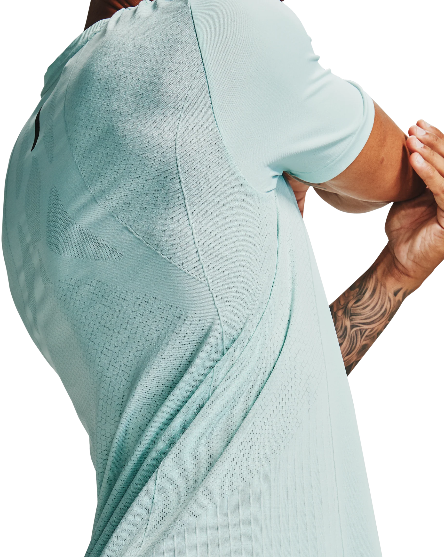 Men's UA RUSH™ Seamless Fitted Short Sleeve - Image 7