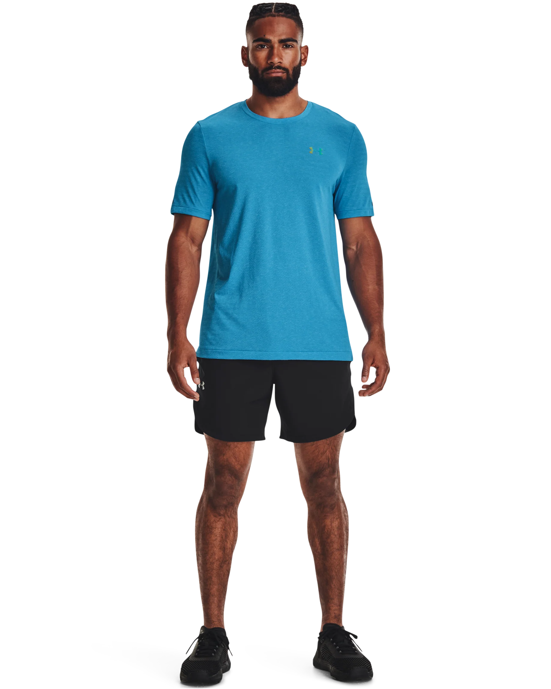 Men's UA RUSH™ Seamless GeoSport Short Sleeve - Image 4