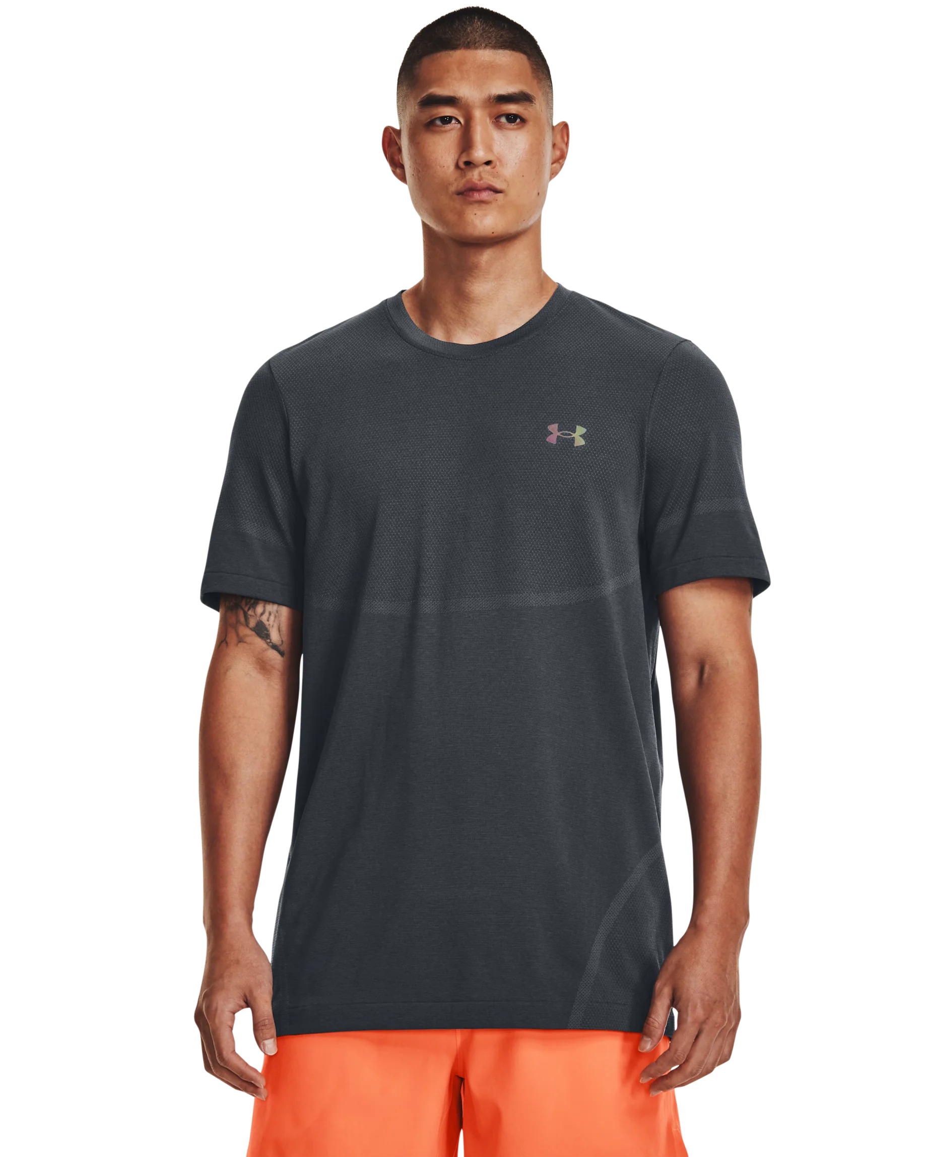 Men's UA RUSH™ Seamless Legacy Short Sleeve