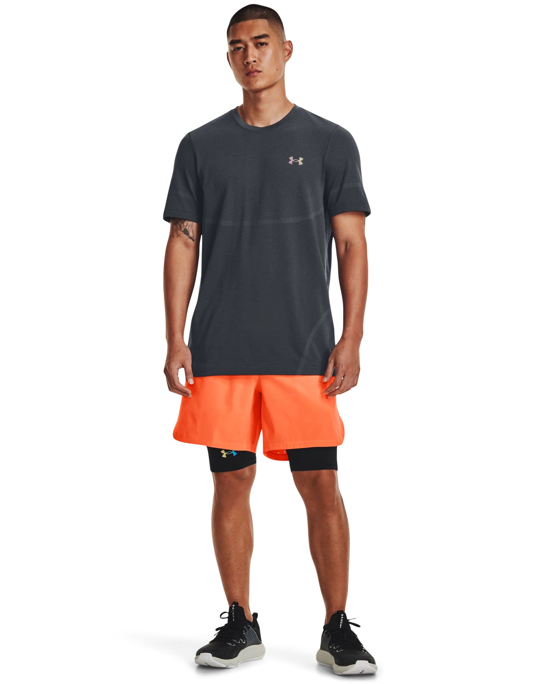 Men's UA RUSH™ Seamless Legacy Short Sleeve - Image 3