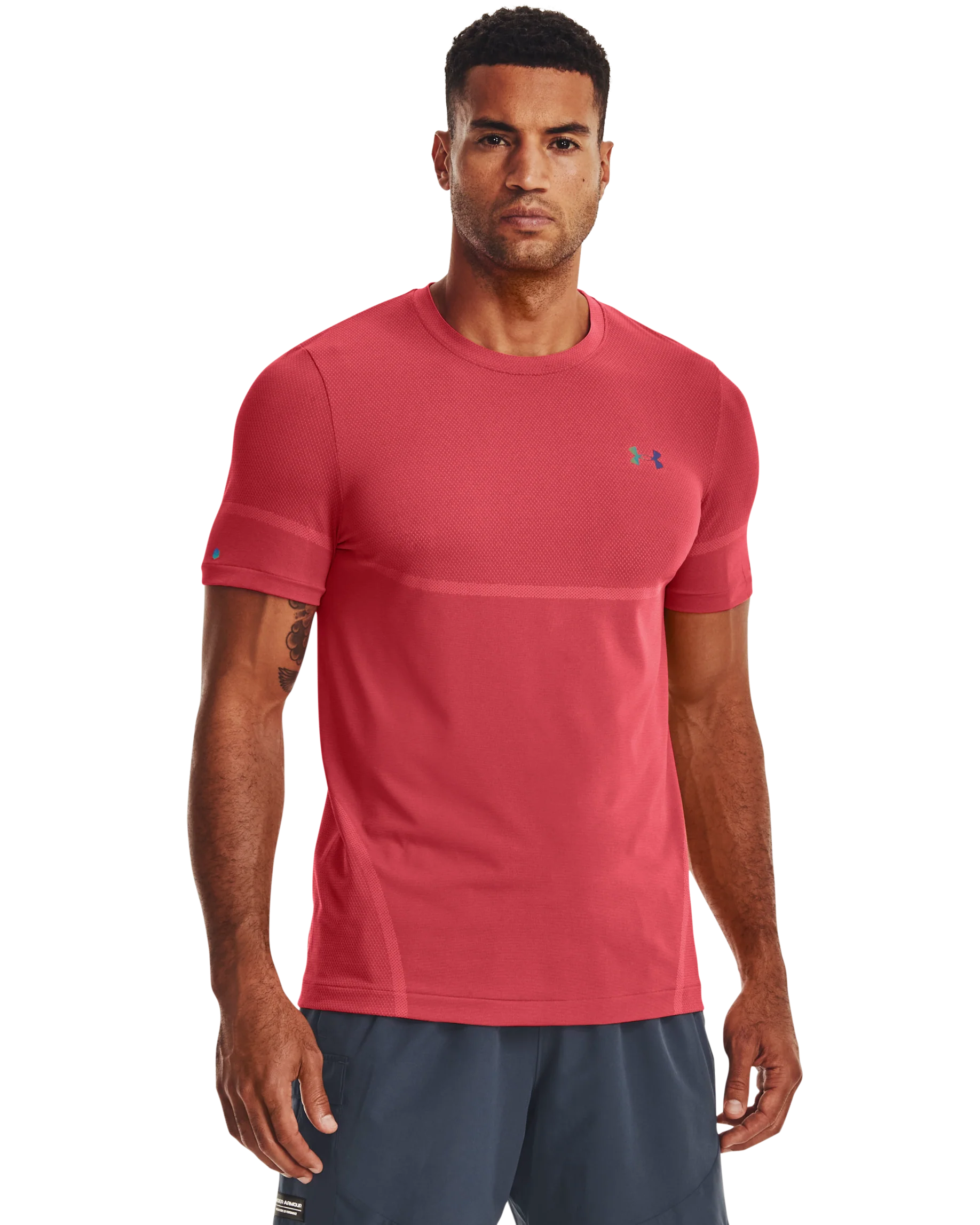 Men's UA RUSH™ Seamless Legacy Short Sleeve