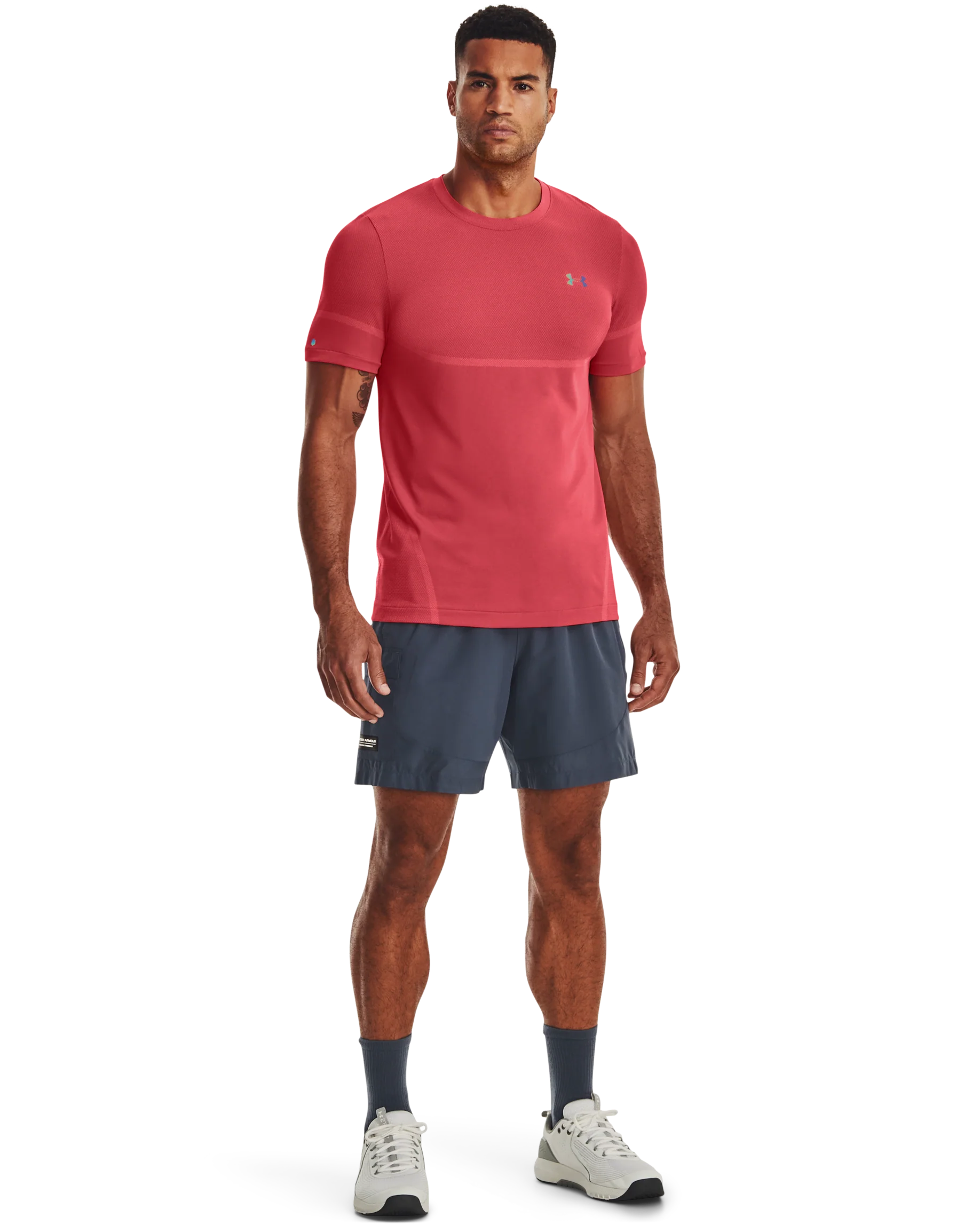 Men's UA RUSH™ Seamless Legacy Short Sleeve - Image 3