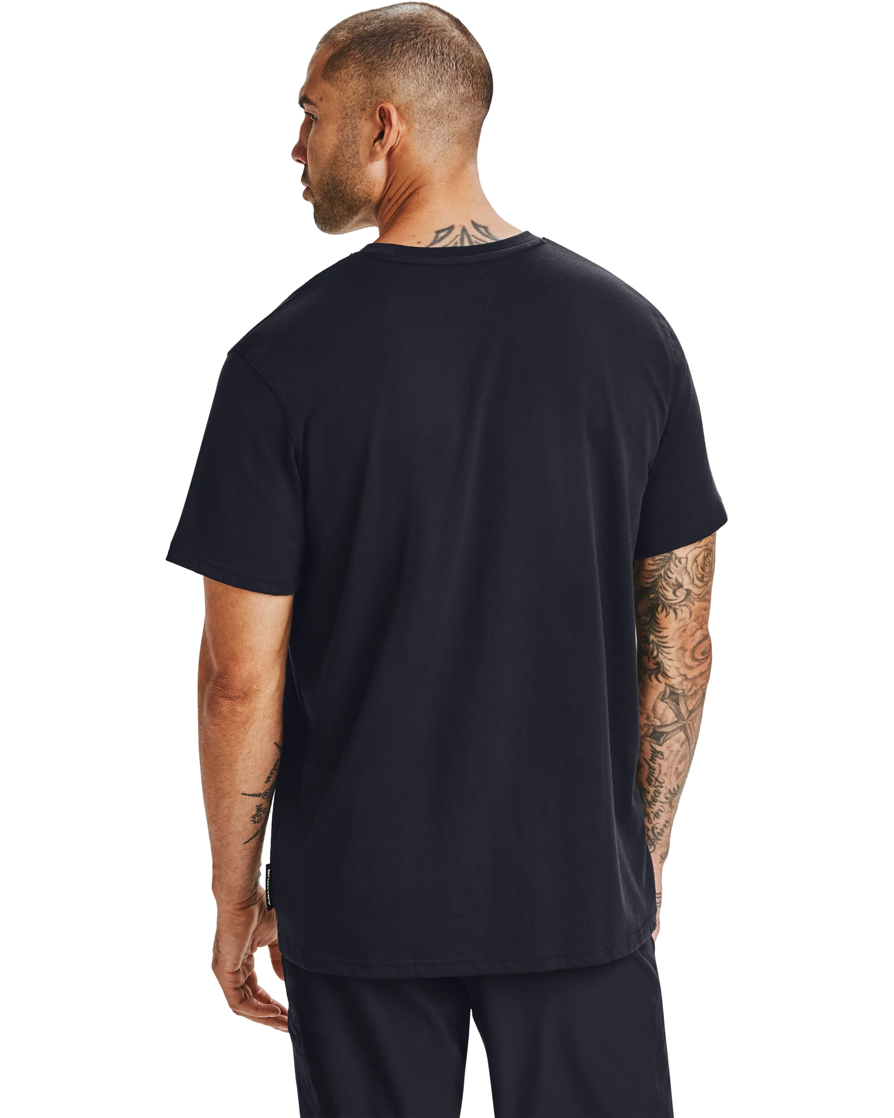 Mens Curry Embroidery T-Shirt - Image 2