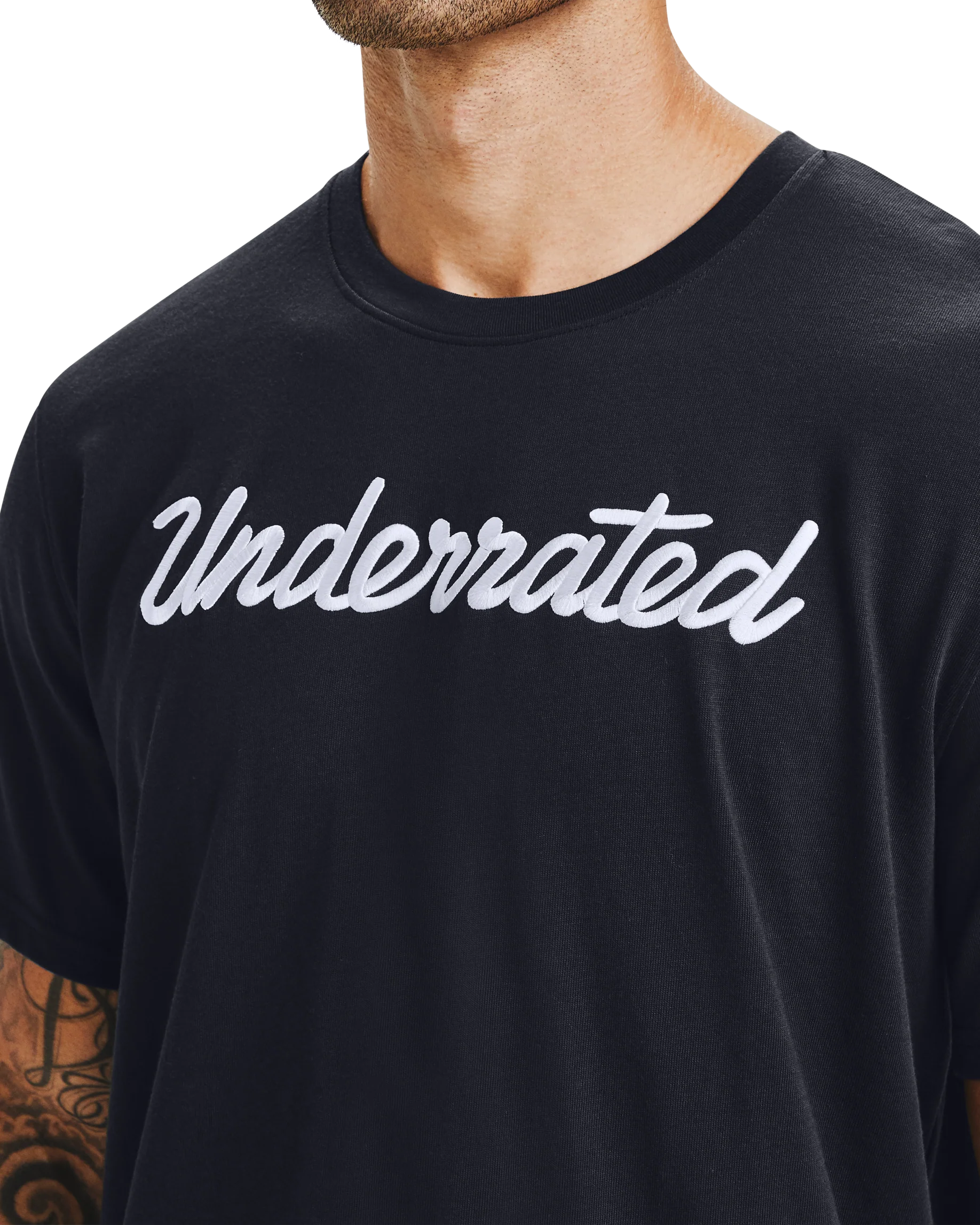 Mens Curry Embroidery T-Shirt - Image 6