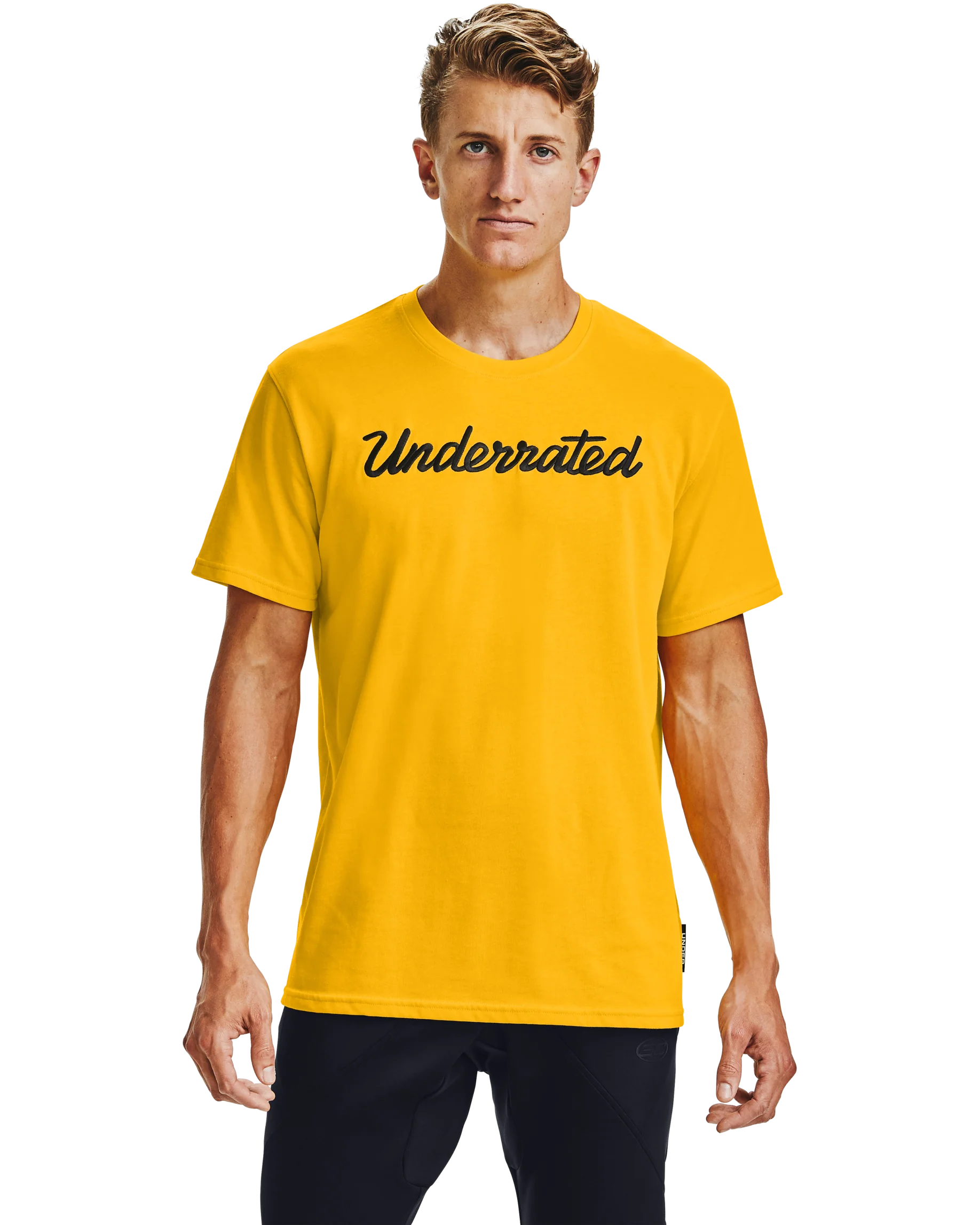 Mens Curry Embroidery T-Shirt