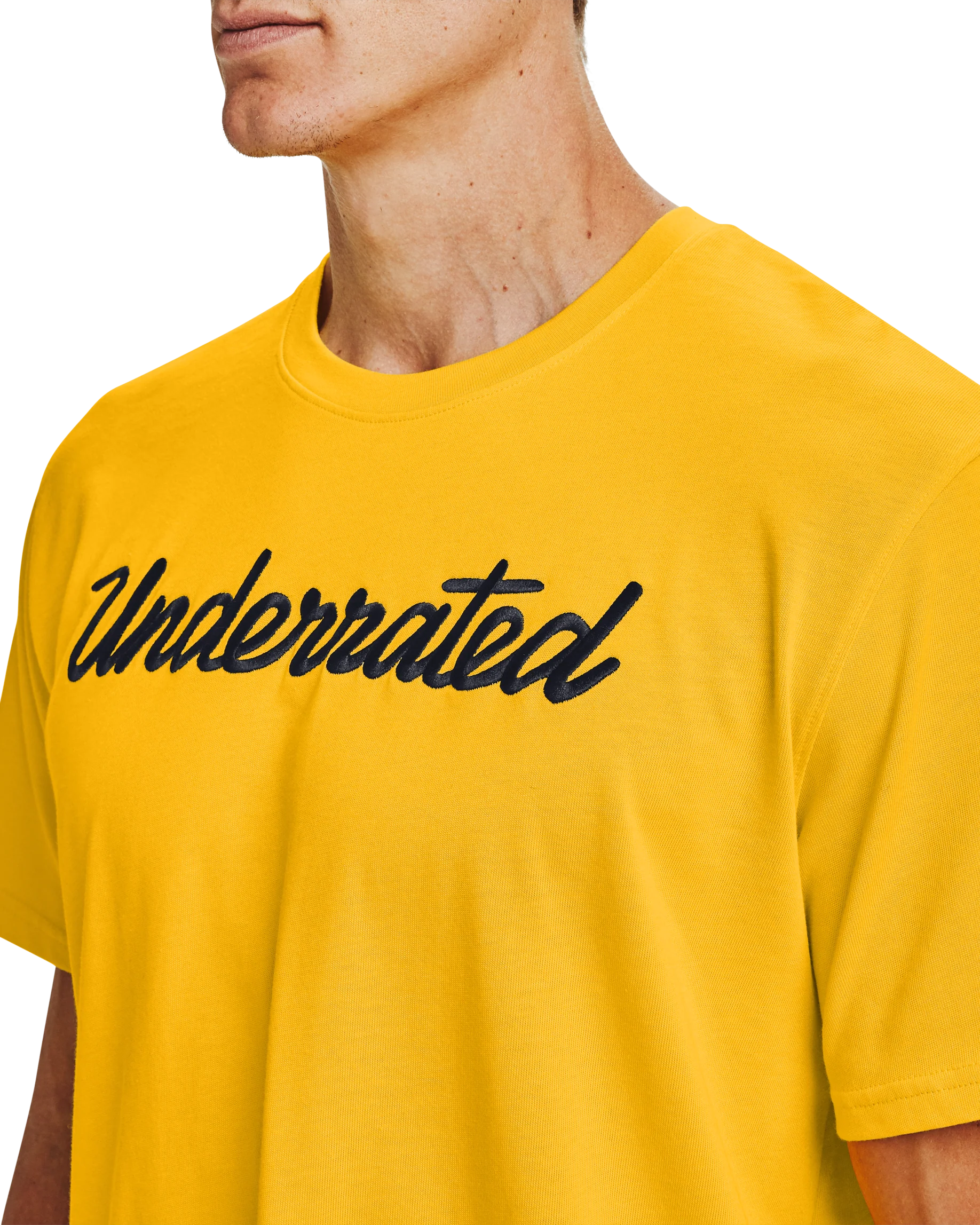 Mens Curry Embroidery T-Shirt - Image 6