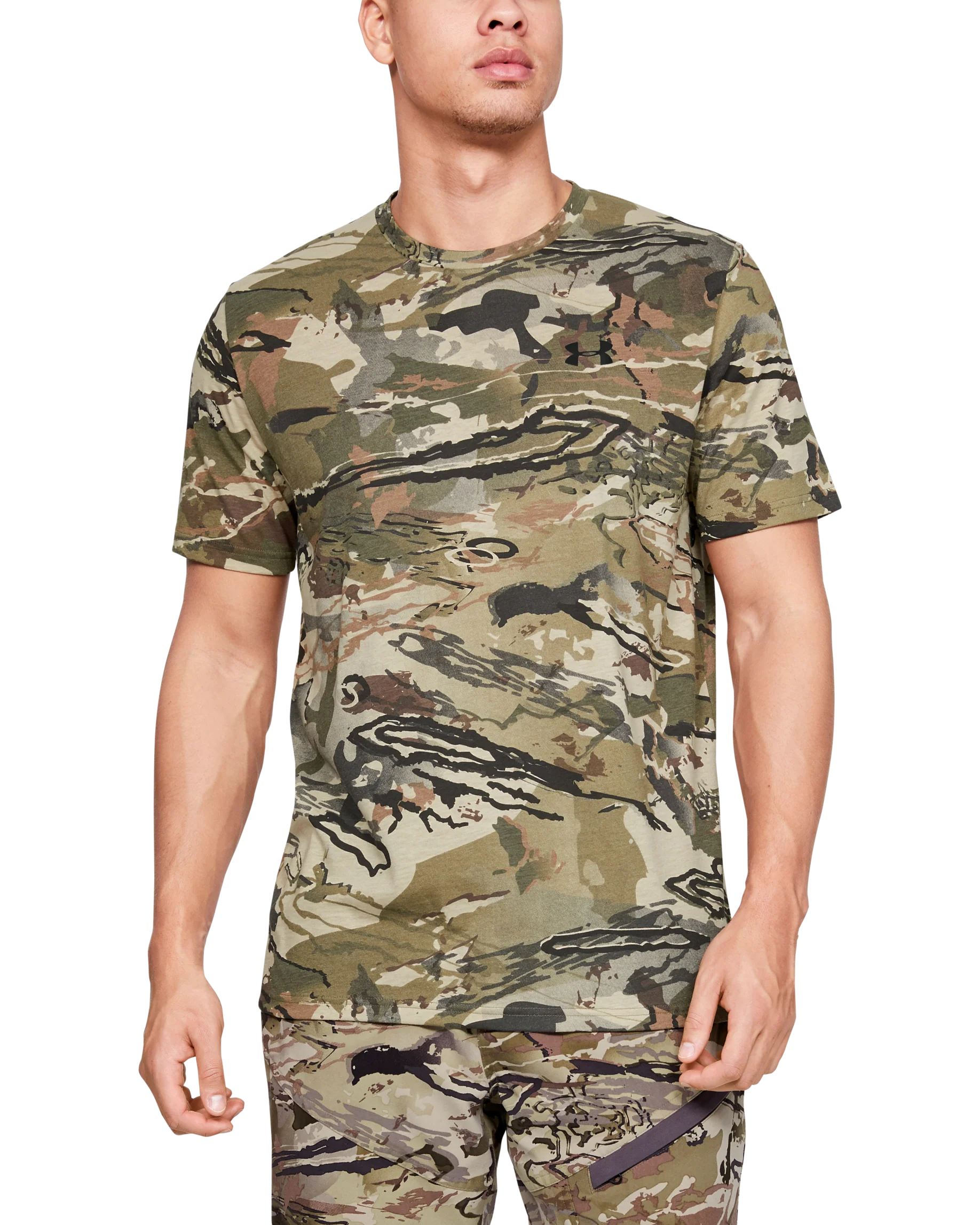 Men's UA Scent Control Camo Short Sleeve Shirt