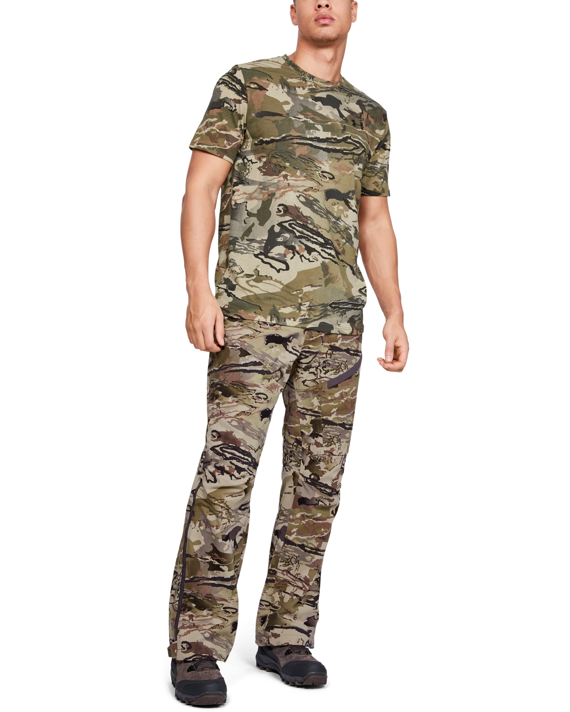 Men's UA Scent Control Camo Short Sleeve Shirt - Image 3