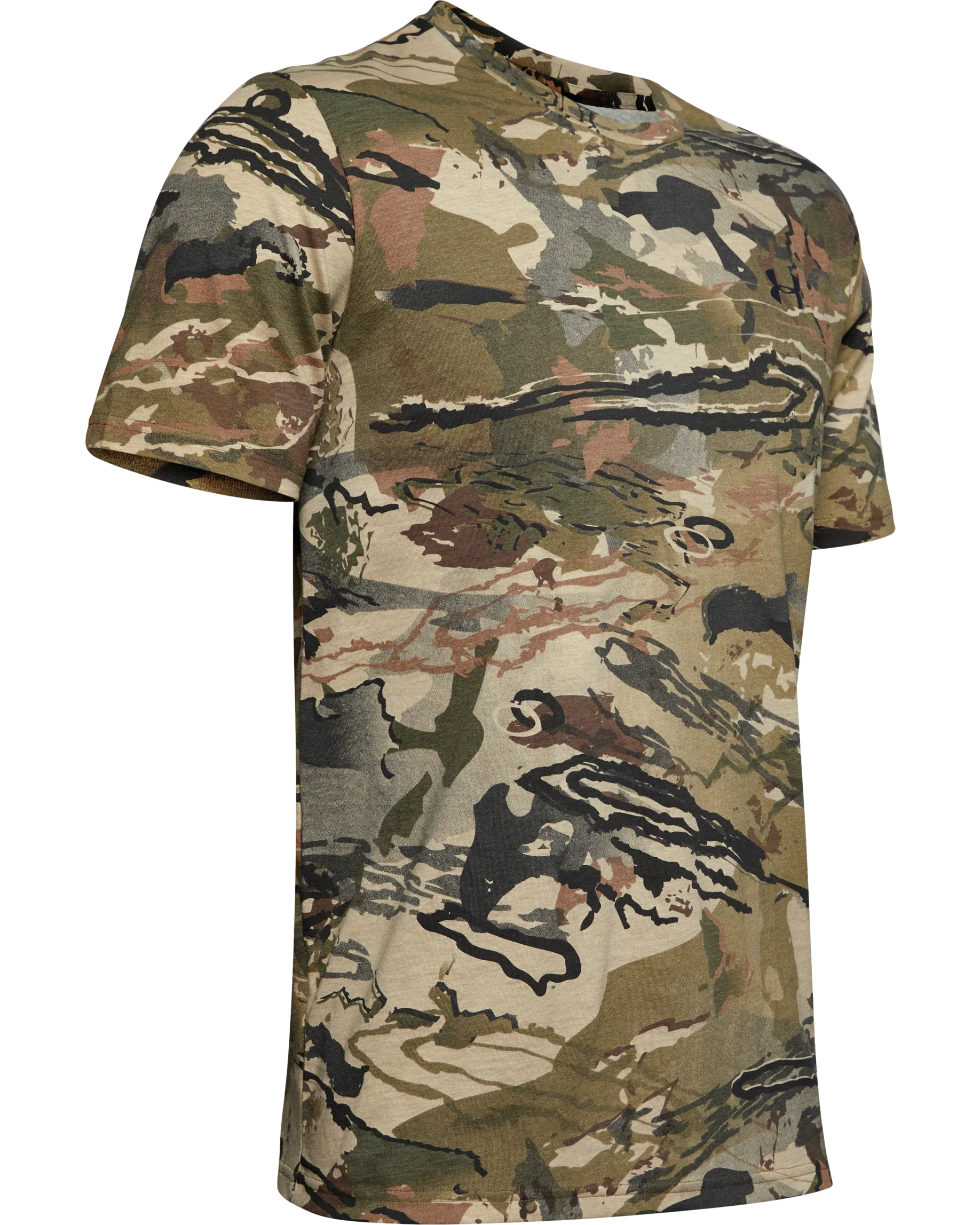 Men's UA Scent Control Camo Short Sleeve Shirt - Image 4