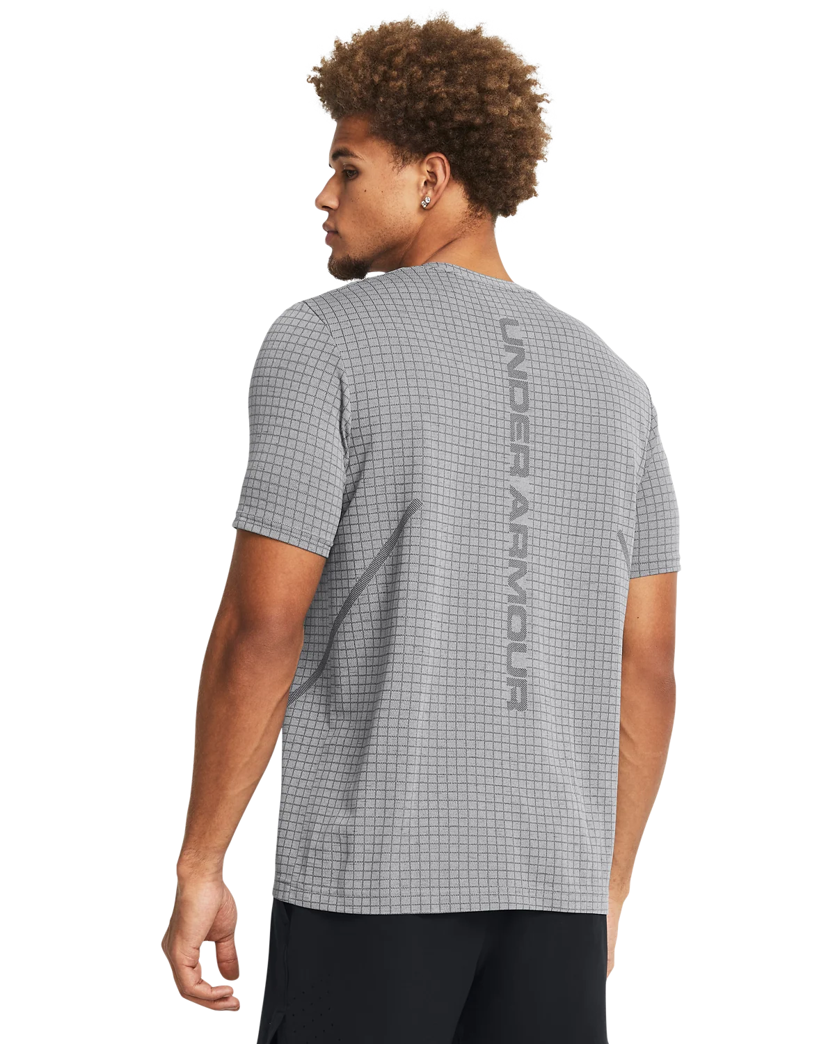 Men's UA Seamless Grid Short Sleeve - Image 2