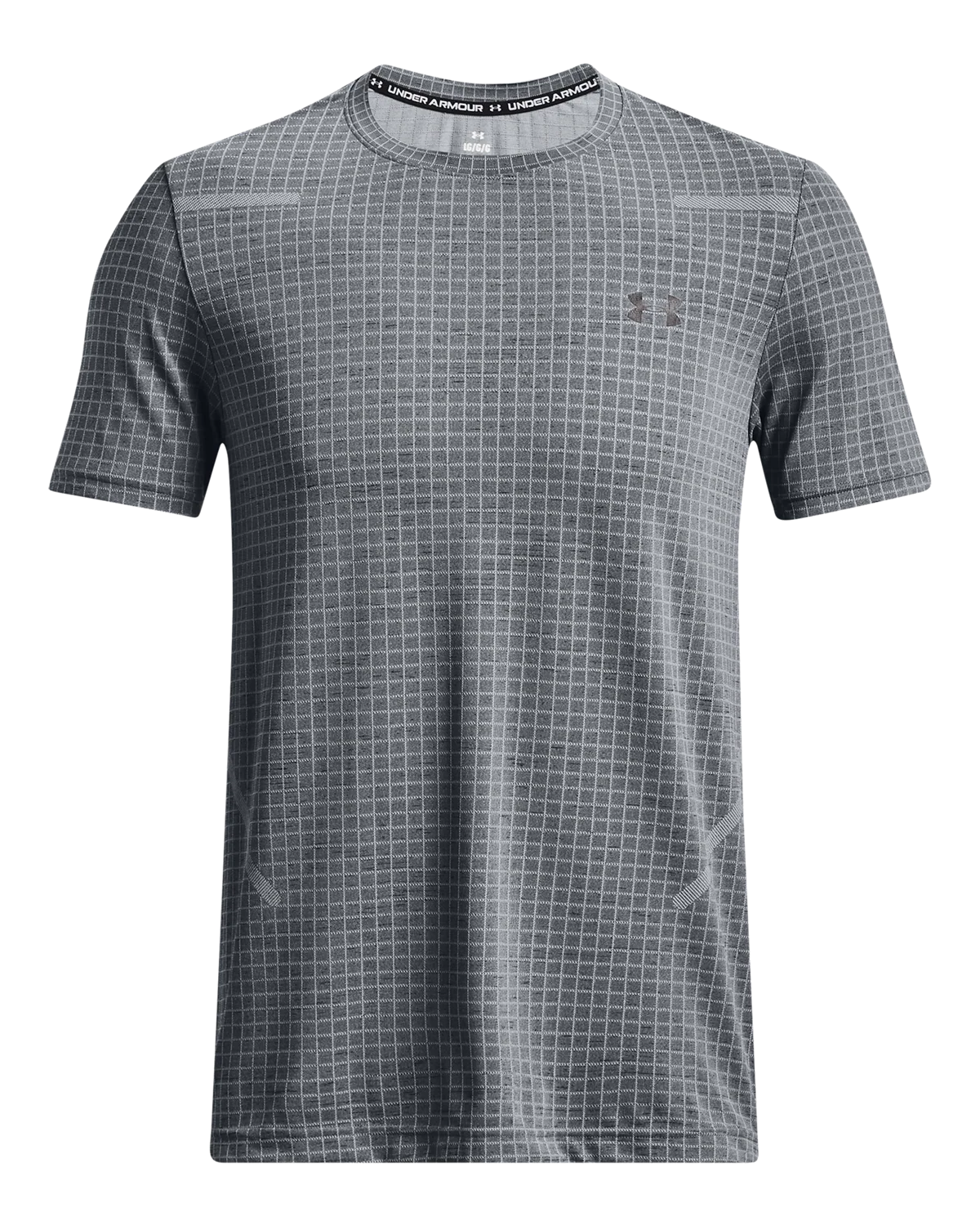 Men's UA Seamless Grid Short Sleeve - Image 3