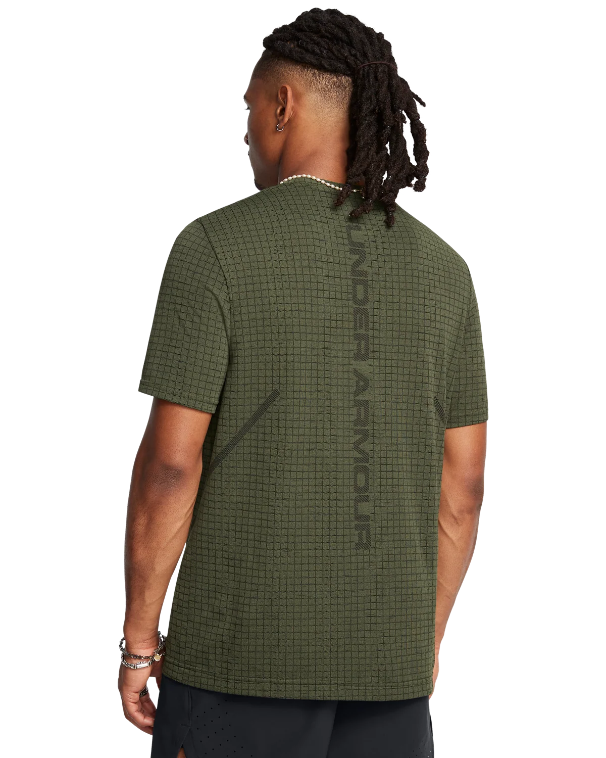 Men's UA Seamless Grid Short Sleeve - Image 2
