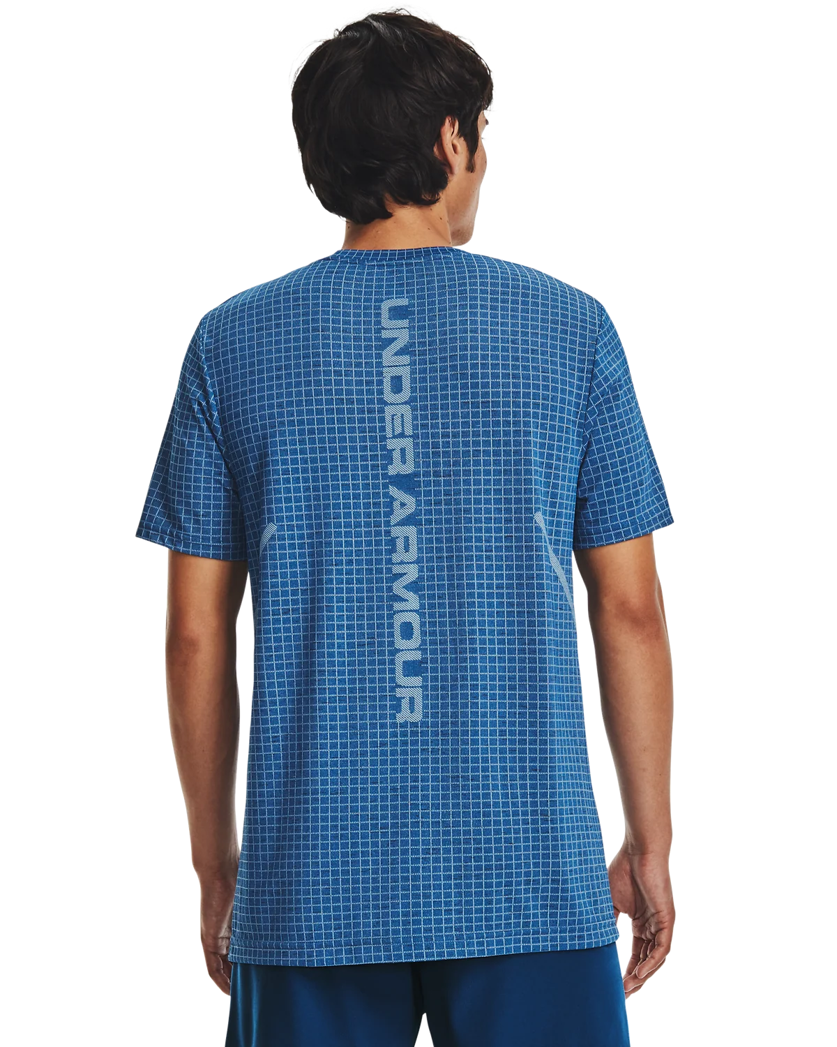 Men's UA Seamless Grid Short Sleeve - Image 2