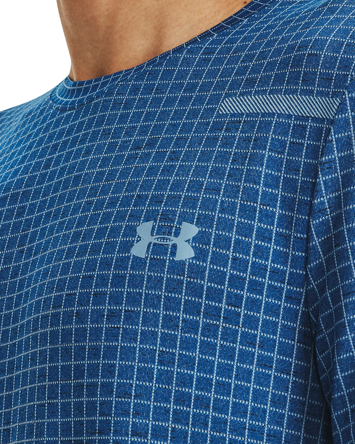Men's UA Seamless Grid Short Sleeve - Image 5