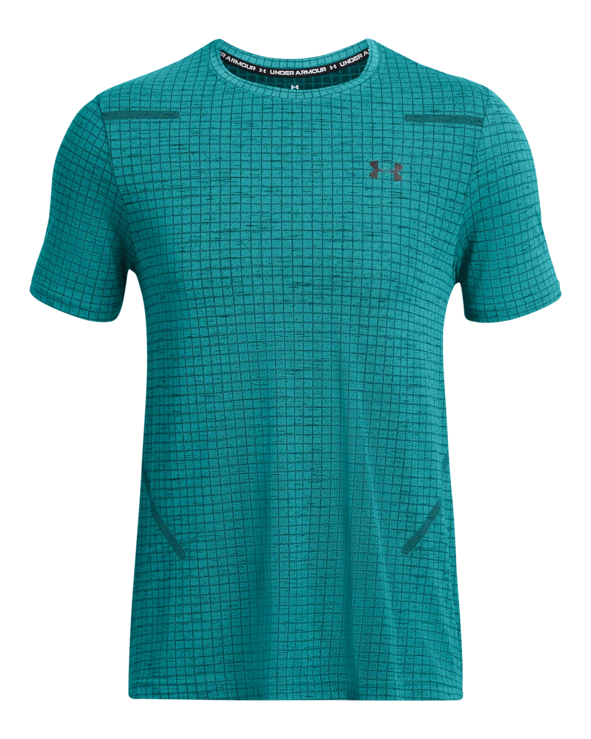 Men's UA Seamless Grid Short Sleeve - Image 3