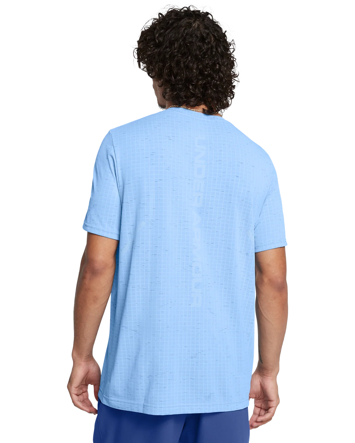 Men's UA Seamless Grid Short Sleeve - Image 2