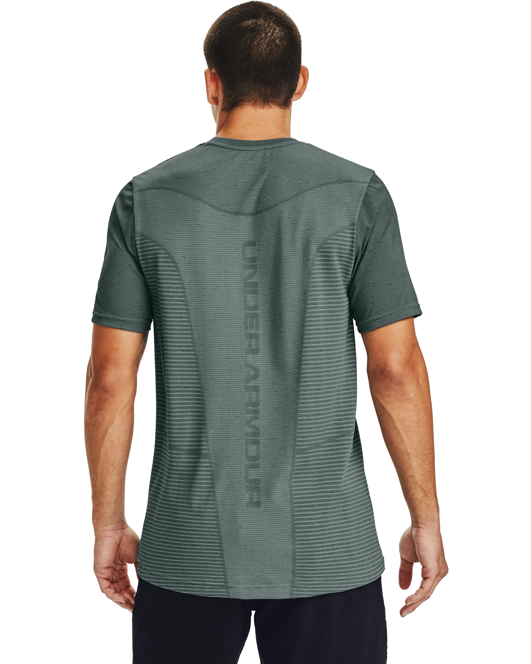 Men's UA Seamless Logo Short Sleeve Shirt - Image 2