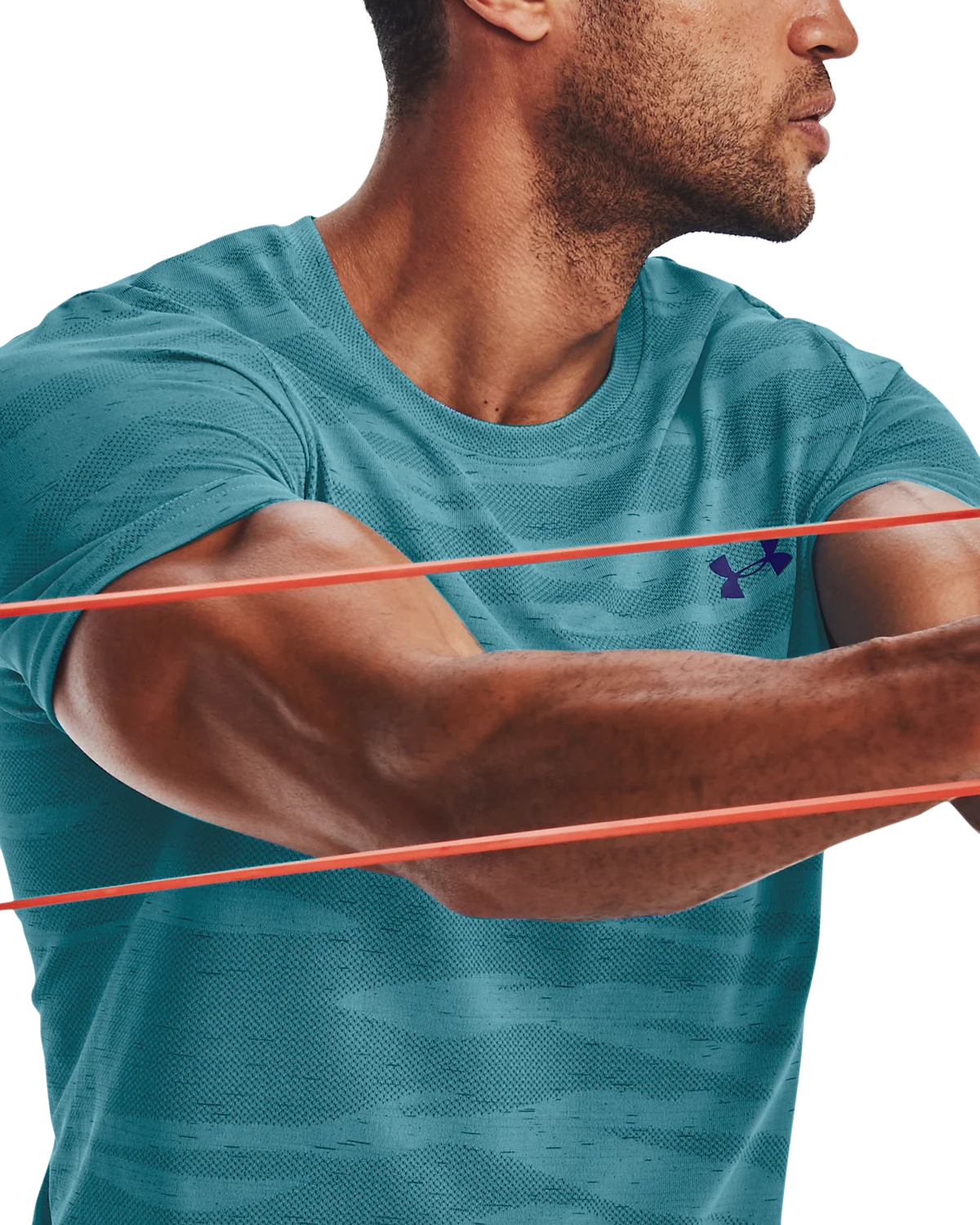 Men's UA Seamless Wave Short Sleeve - Image 7