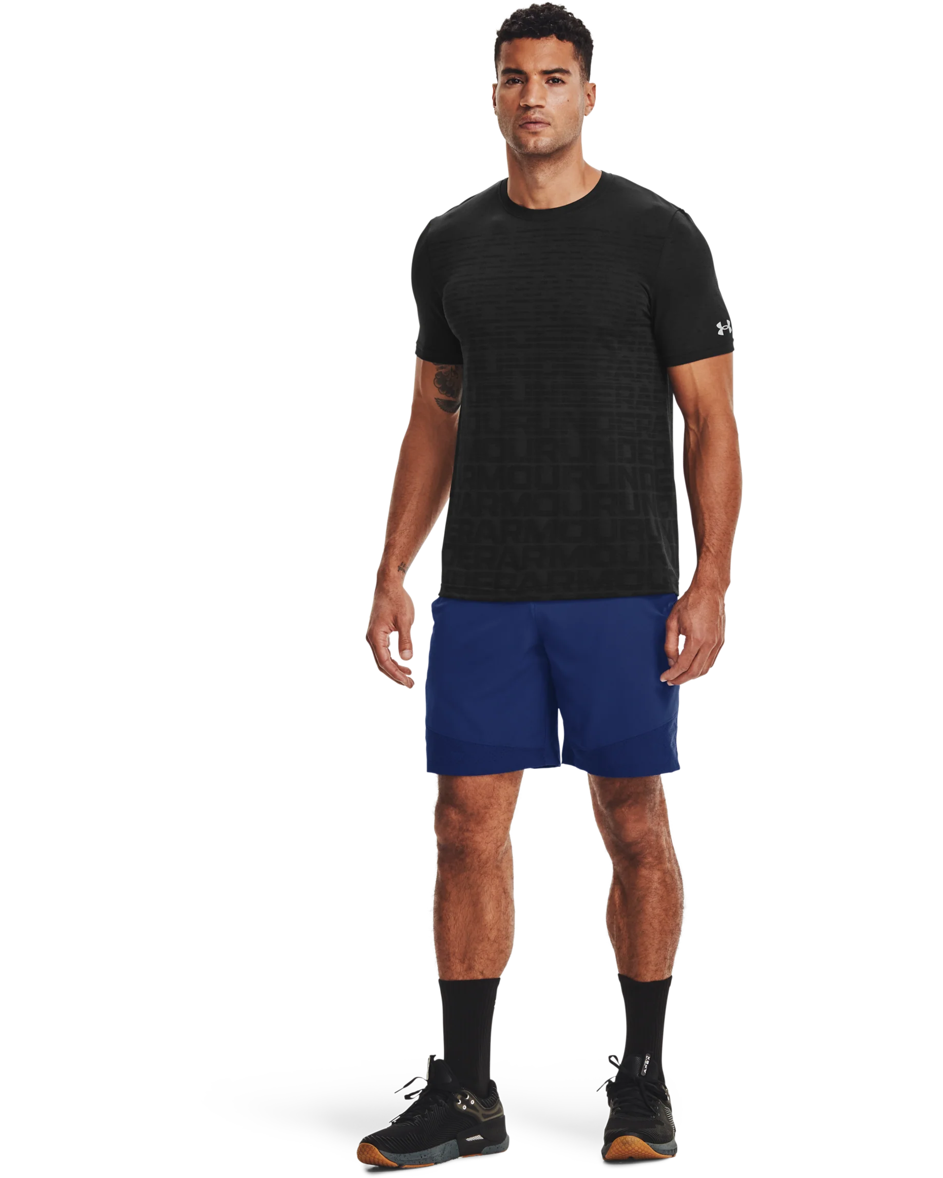 Men's UA Seamless Wordmark Short Sleeve - Image 3