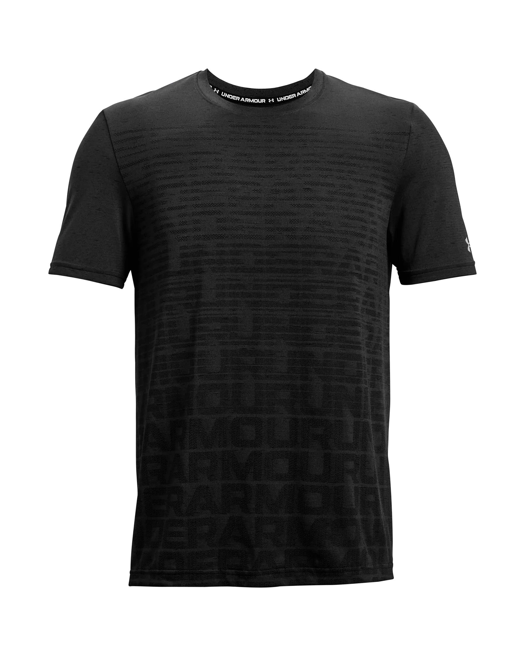 Men's UA Seamless Wordmark Short Sleeve - Image 4