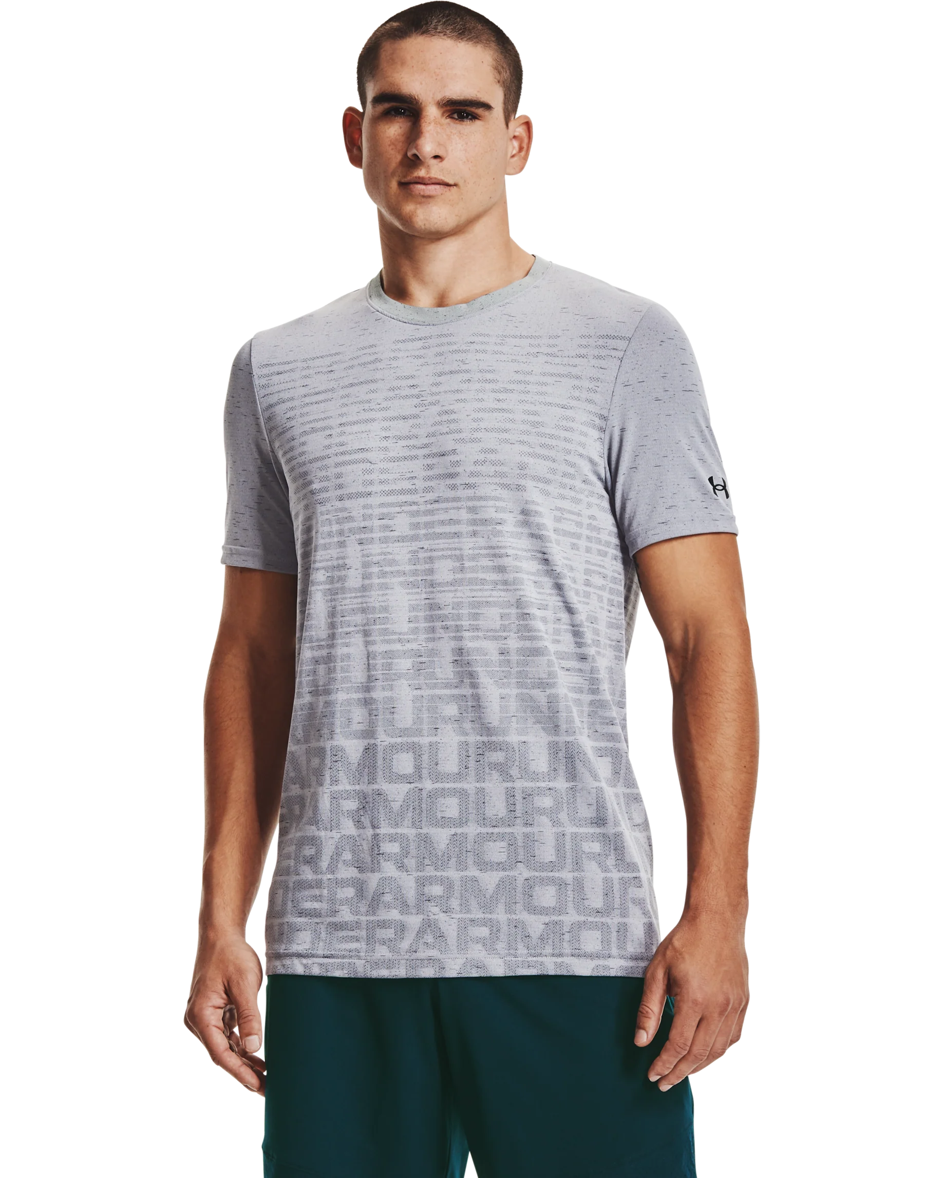 Men's UA Seamless Wordmark Short Sleeve