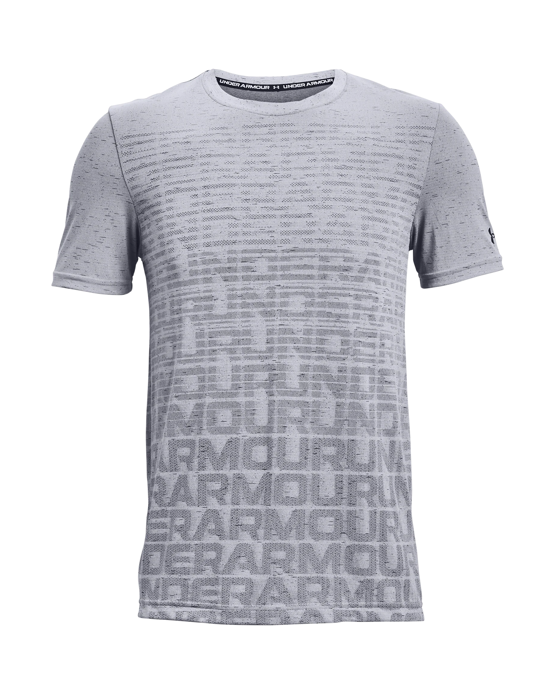 Men's UA Seamless Wordmark Short Sleeve - Image 4