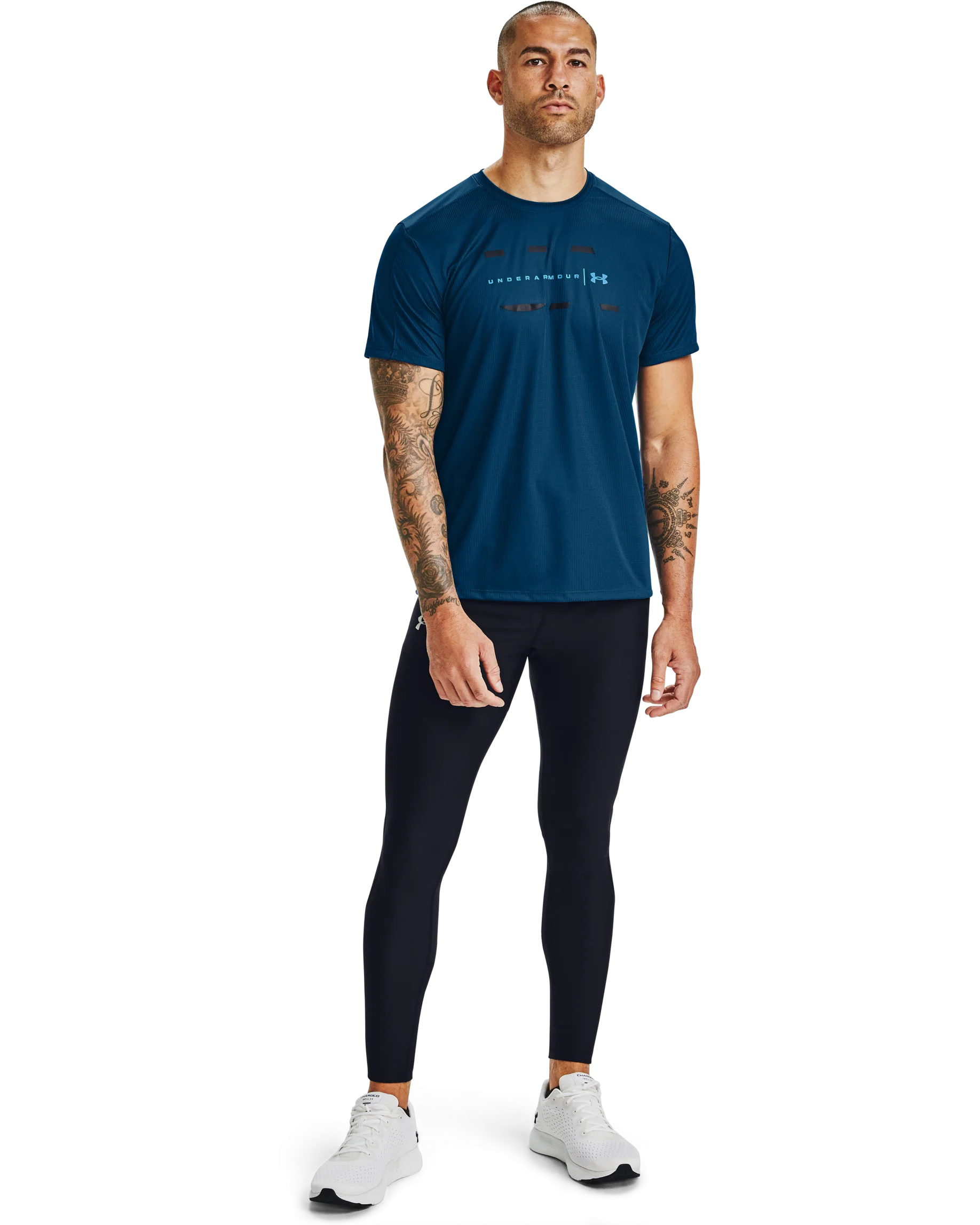 Men's UA Speed Stride Attitude Short Sleeve Shirt - Image 3