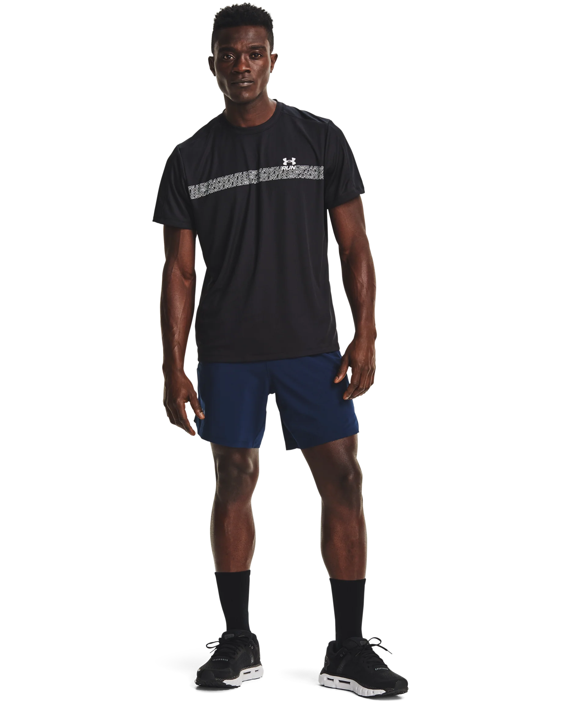 Men's UA Speed Stride Graphic Short Sleeve - Image 3