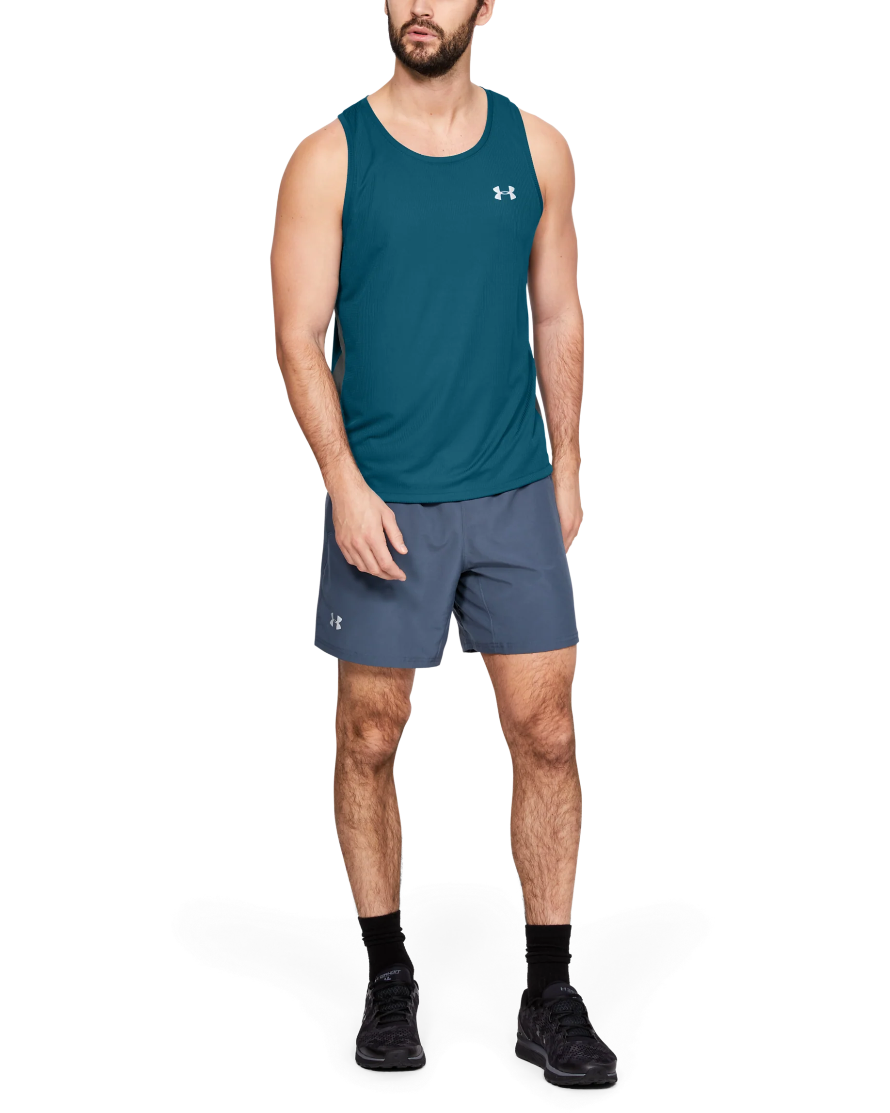 Men's UA Speed Stride Singlet - Image 3