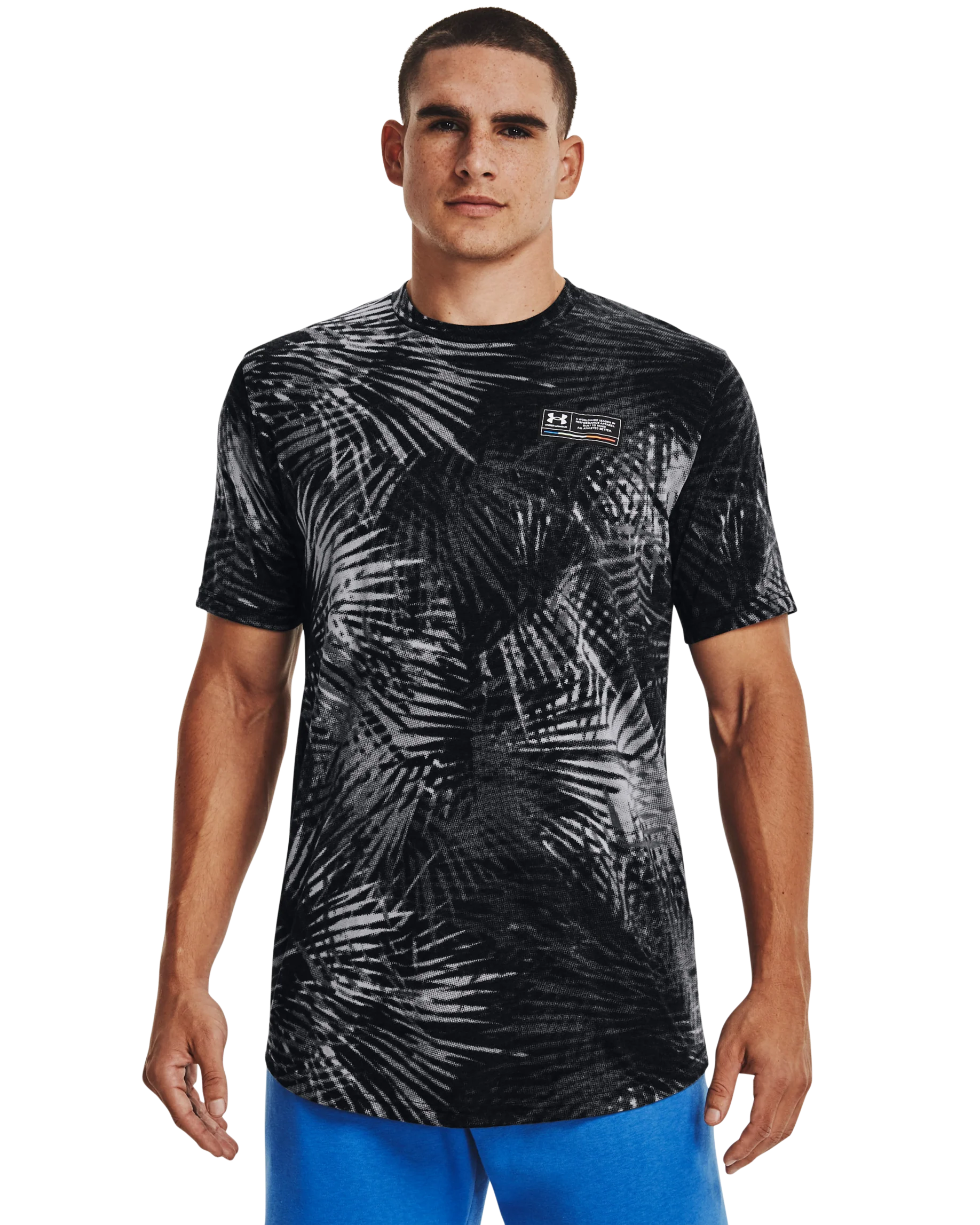 Men's UA Sport Palm Printed Short Sleeve