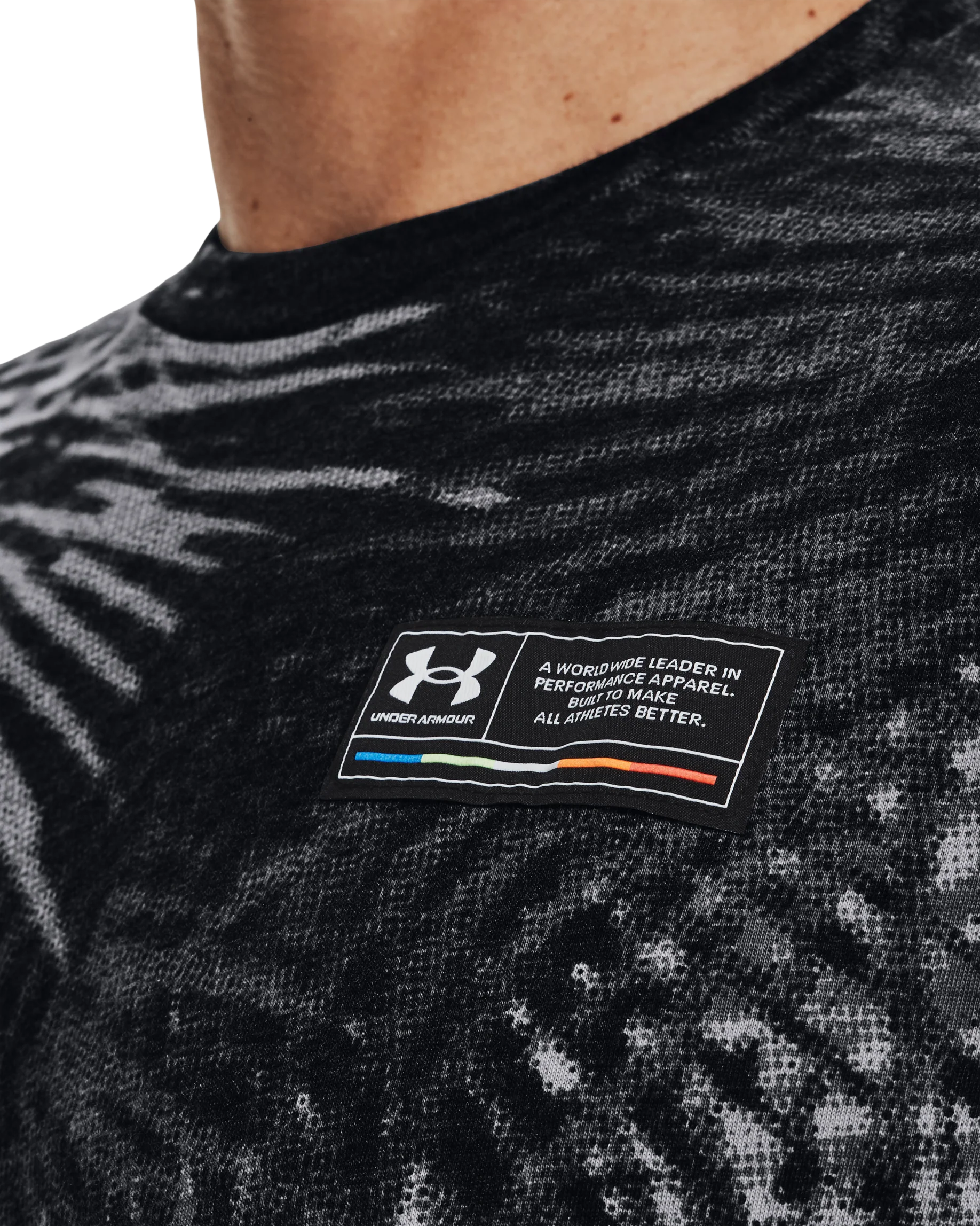 Men's UA Sport Palm Printed Short Sleeve - Image 5