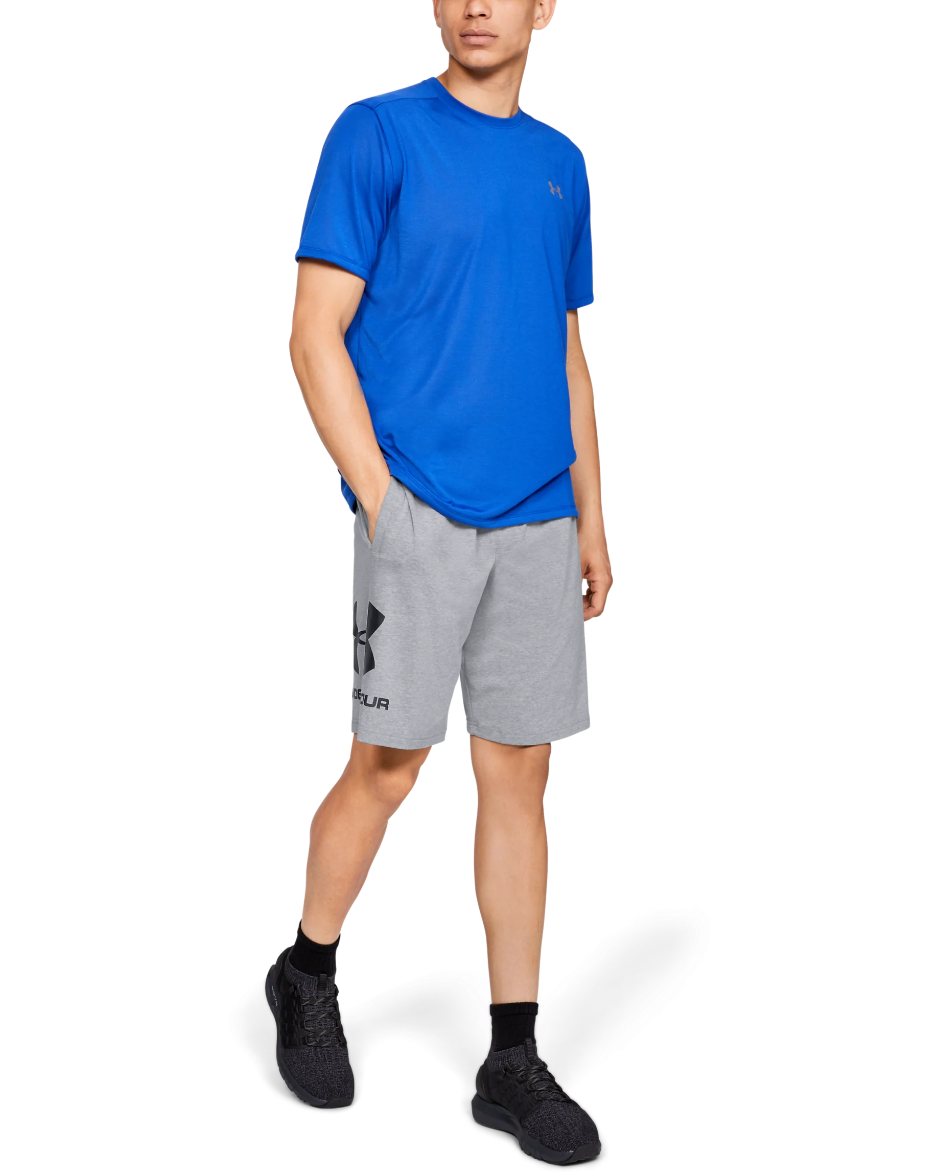 Men's UA Sportstyle Cotton Graphic Shorts - Image 3