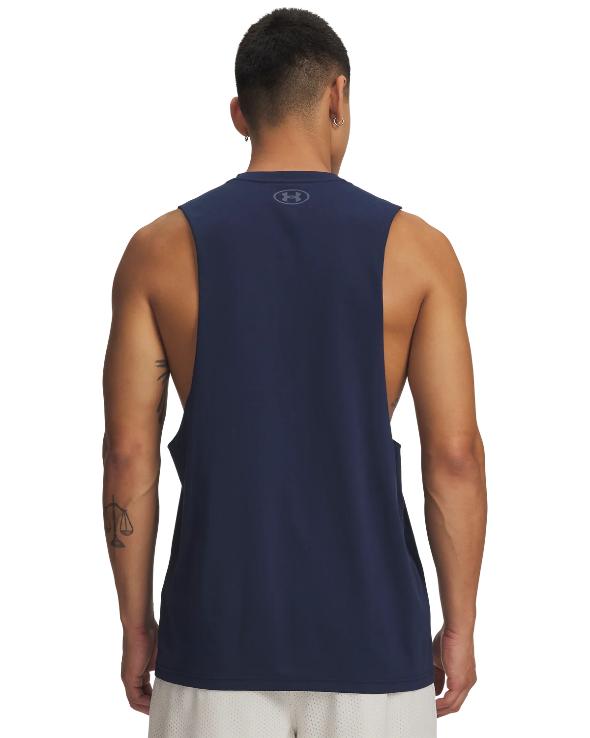 Men's UA Sportstyle Left Chest Cut-Off Tank - Image 2