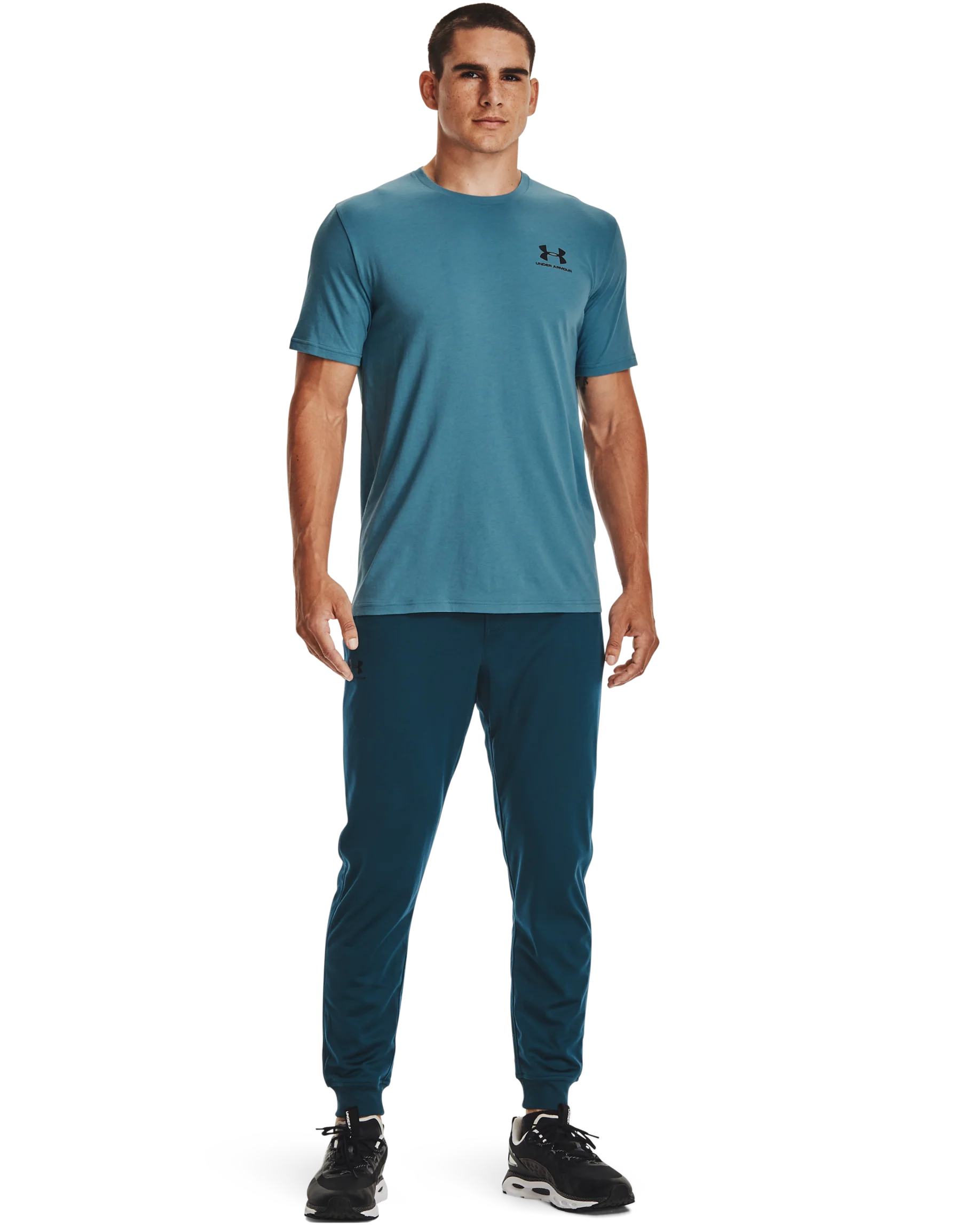 Men's UA Sportstyle Left Chest Short Sleeve Shirt - Image 3