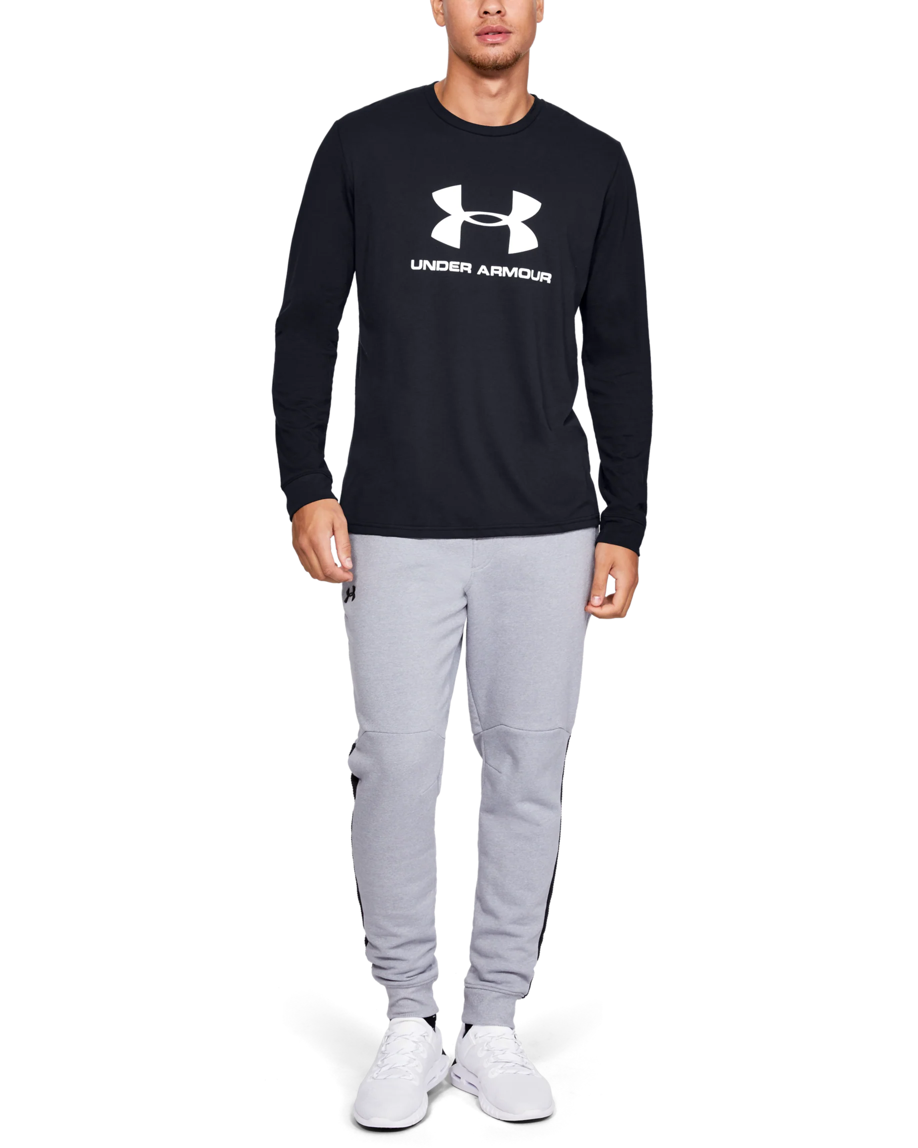 Men's UA Sportstyle Logo Long Sleeve Shirt - Image 4