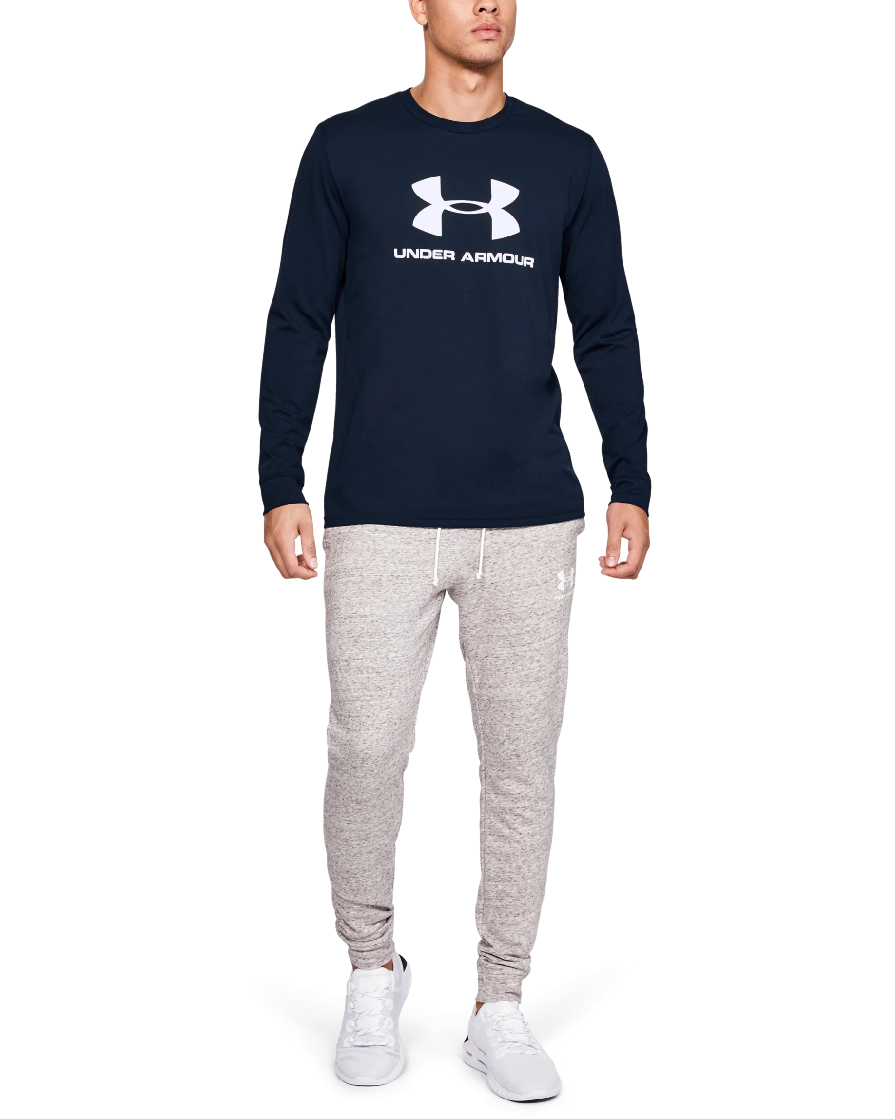 Men's UA Sportstyle Logo Long Sleeve Shirt - Image 4