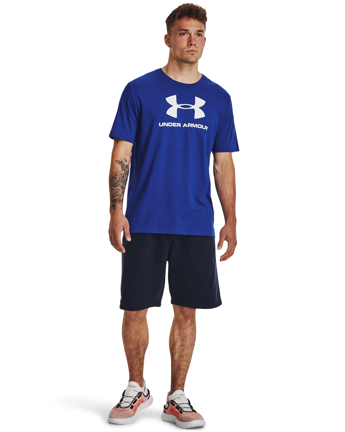Men's UA Sportstyle Logo Short Sleeve - Image 4