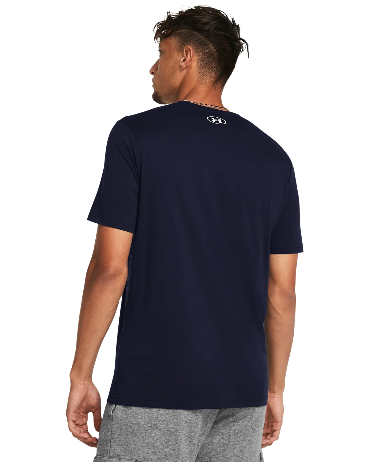 Men's UA Sportstyle Logo Short Sleeve - Image 2