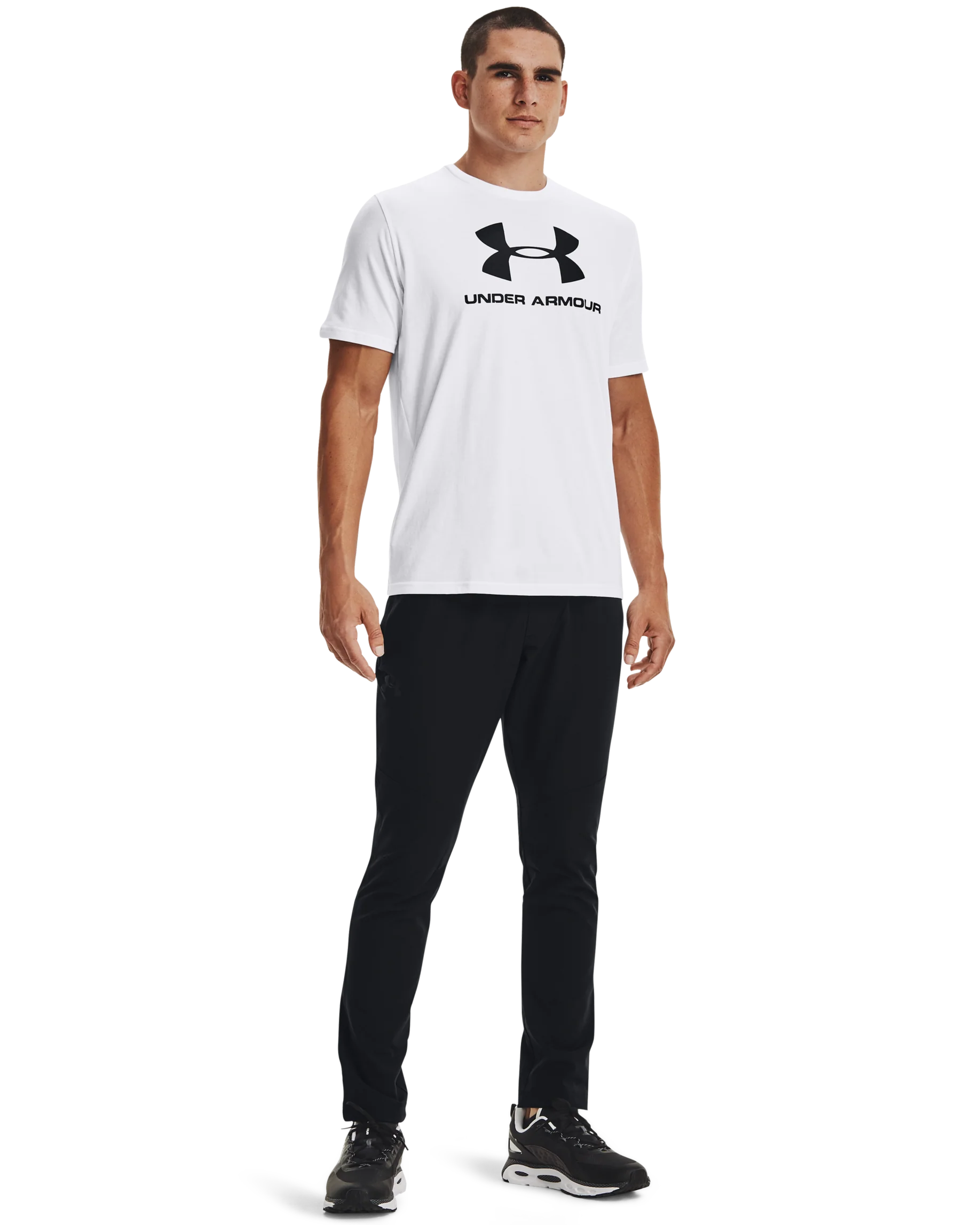 Men's UA Sportstyle Logo Short Sleeve - Image 3