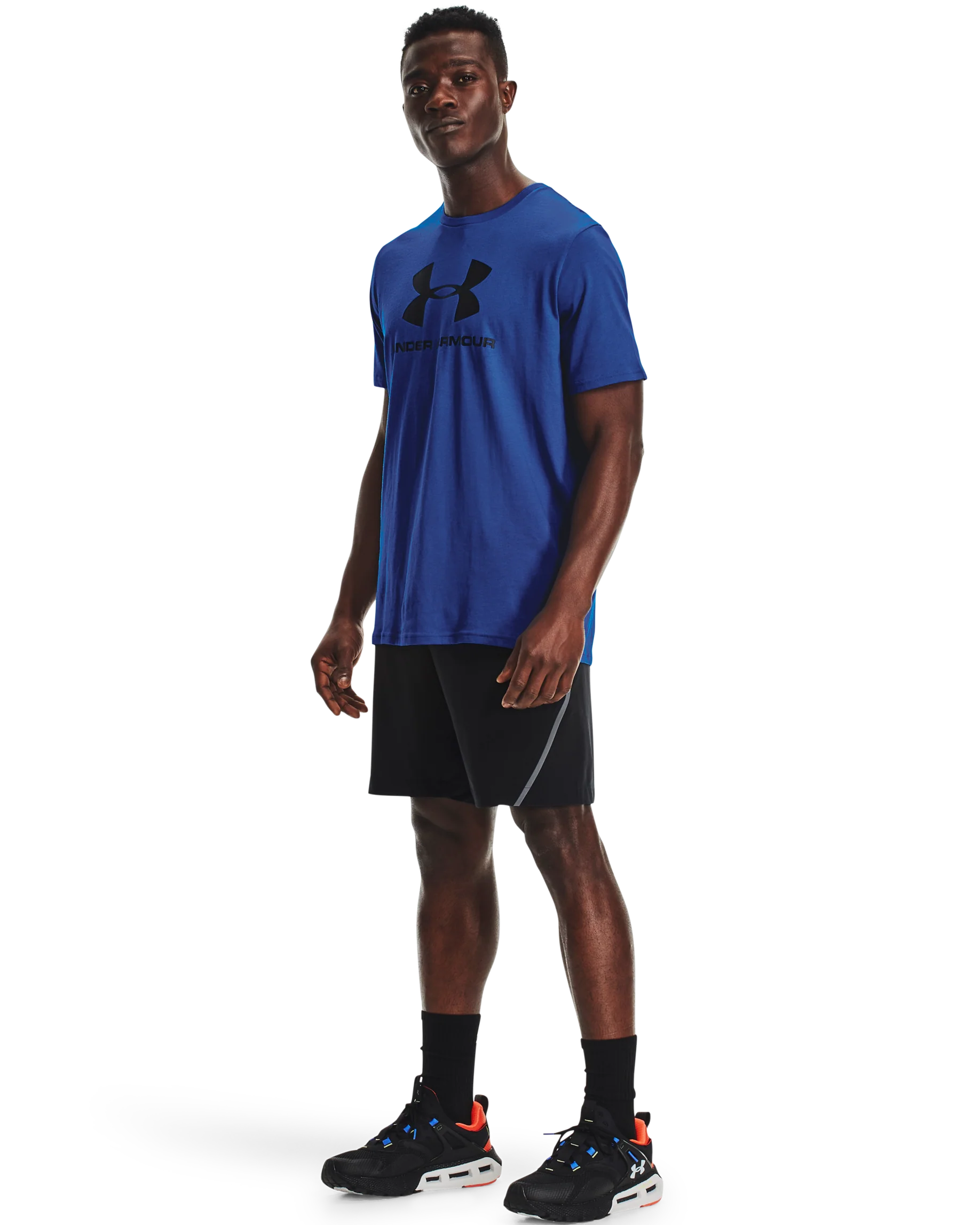 Men's UA Sportstyle Logo Short Sleeve - Image 3