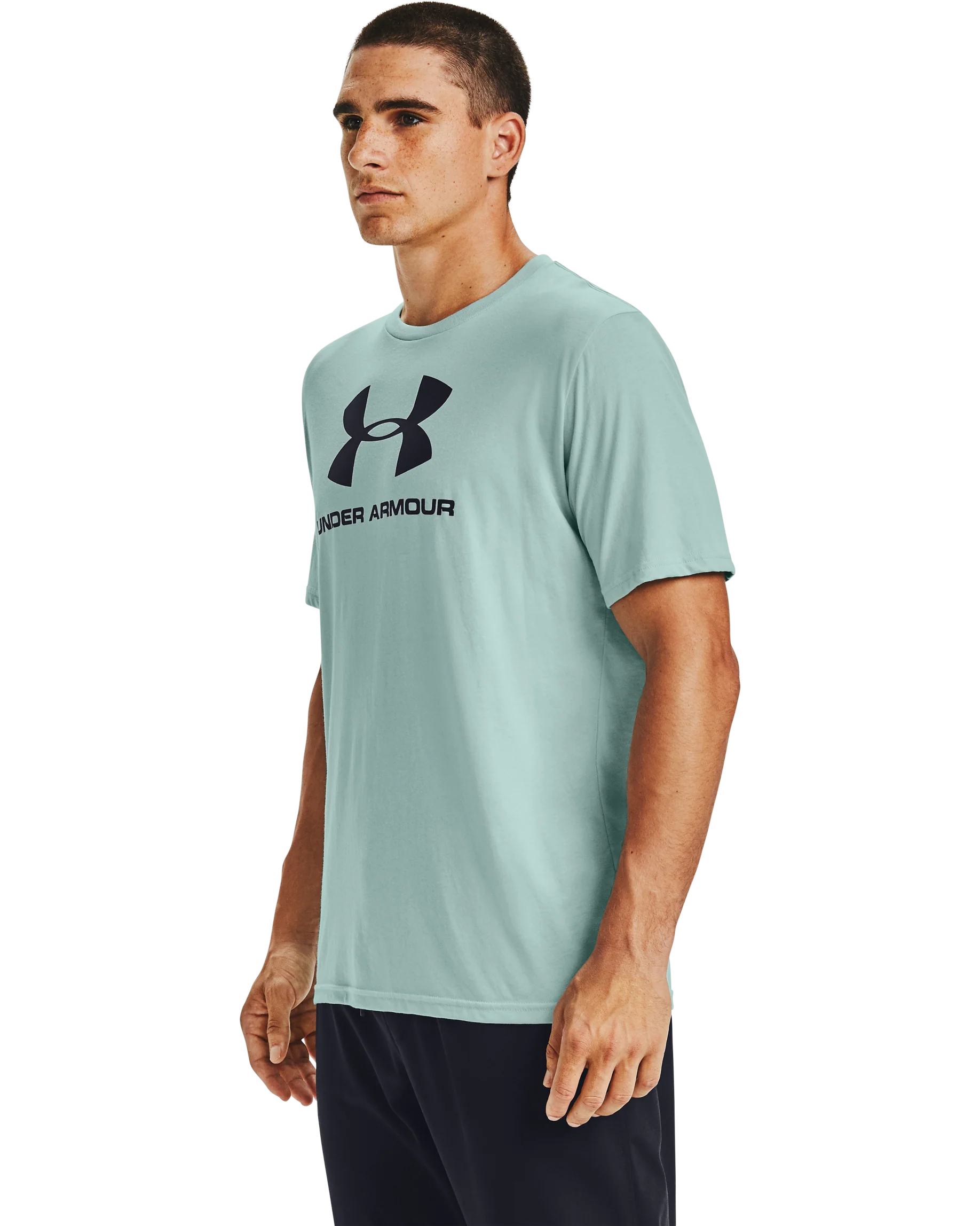 Men's UA Sportstyle Logo Short Sleeve - Image 6