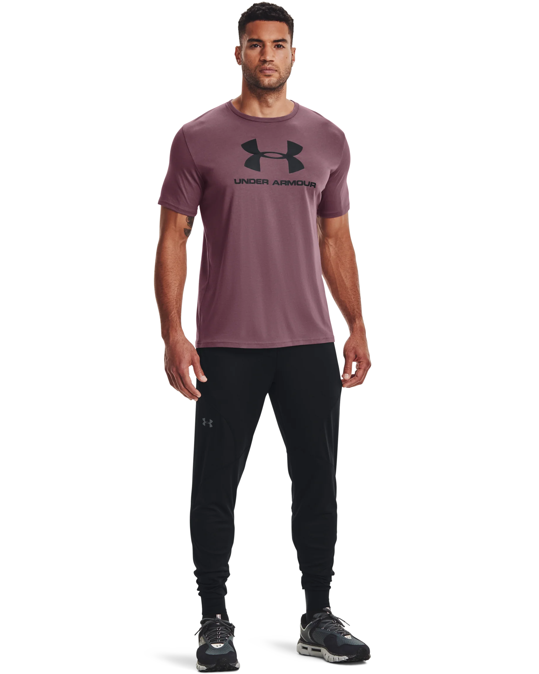 Men's UA Sportstyle Logo Short Sleeve - Image 3