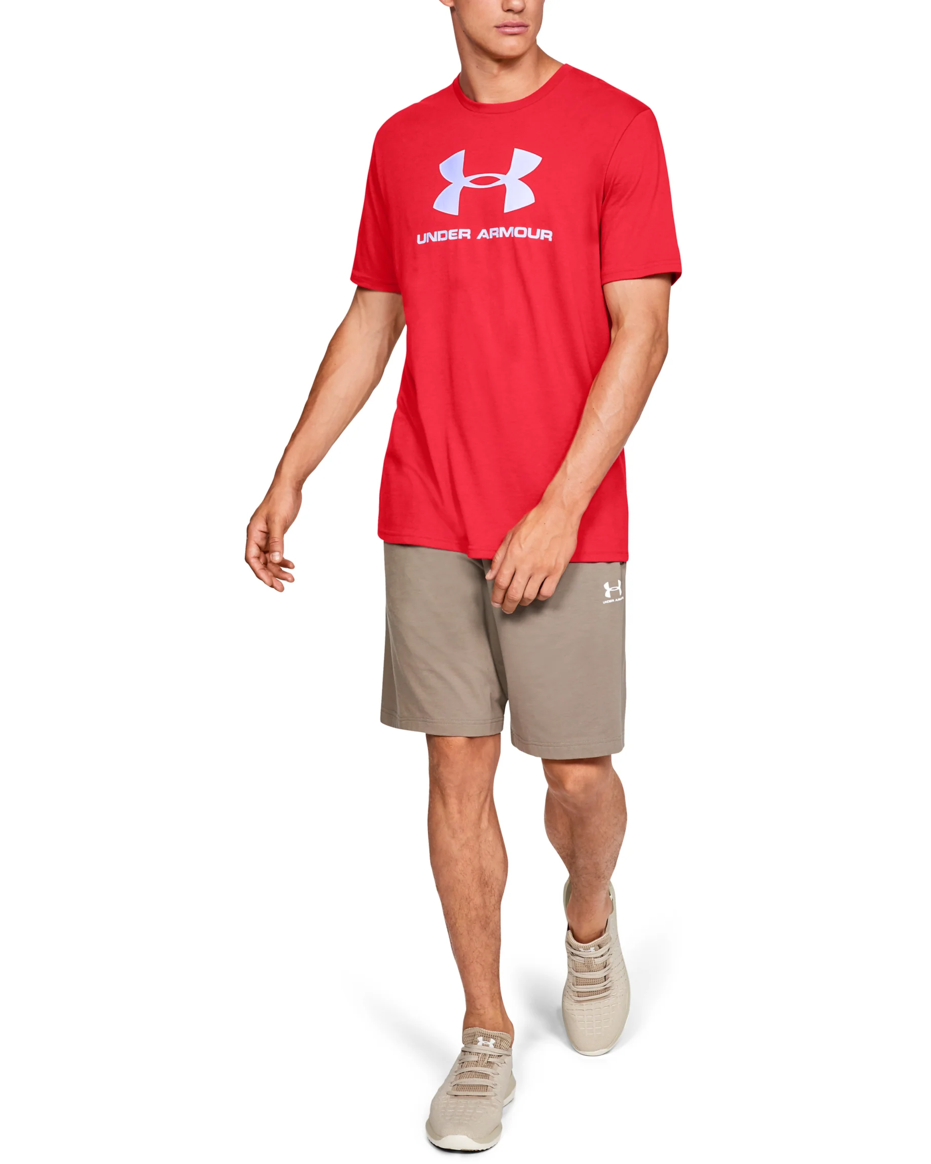 Men's UA Sportstyle Logo Short Sleeve - Image 3