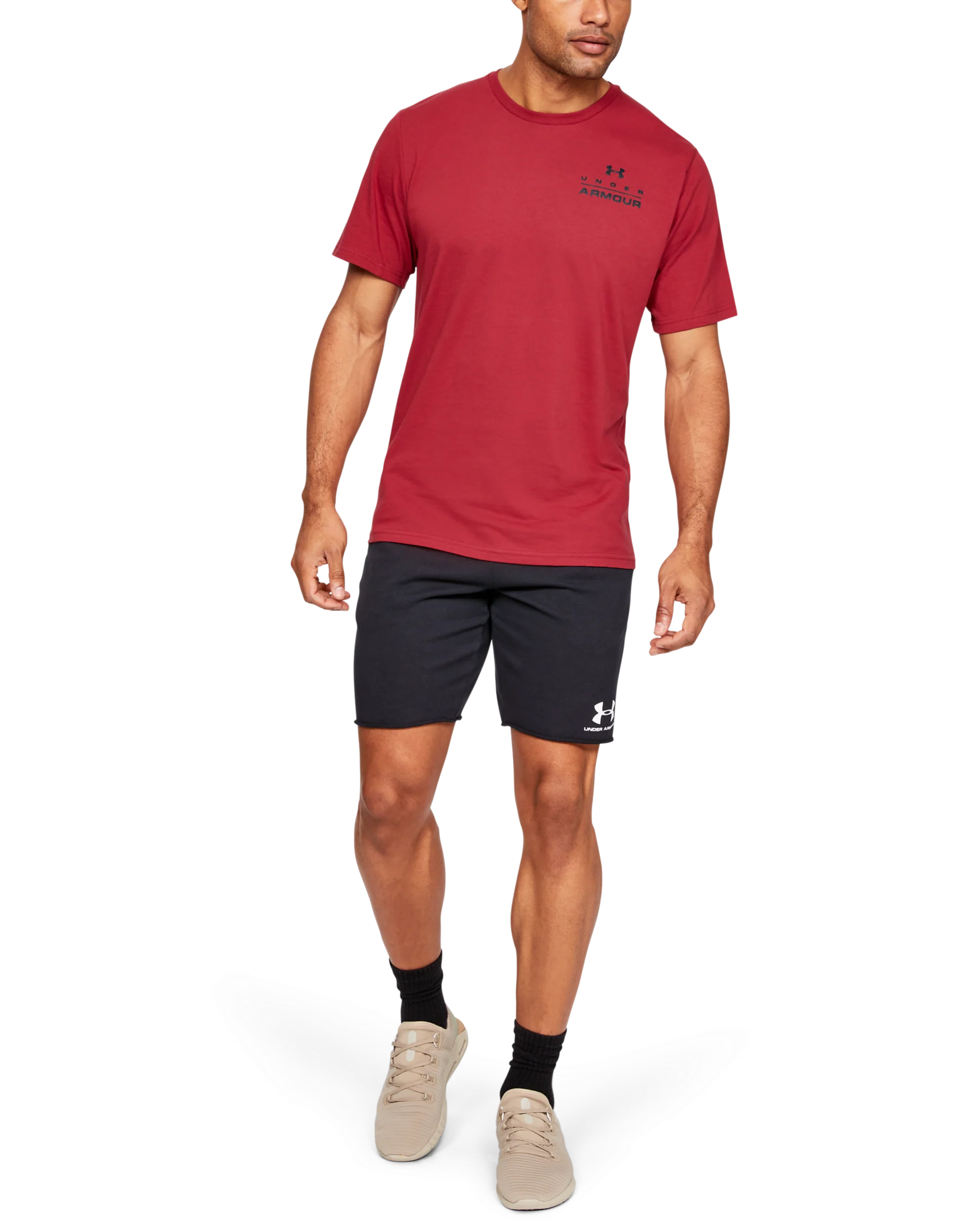 Men's UA Stacked Left Chest Short Sleeve Shirt - Image 3
